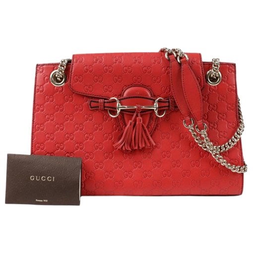 Leather handbag