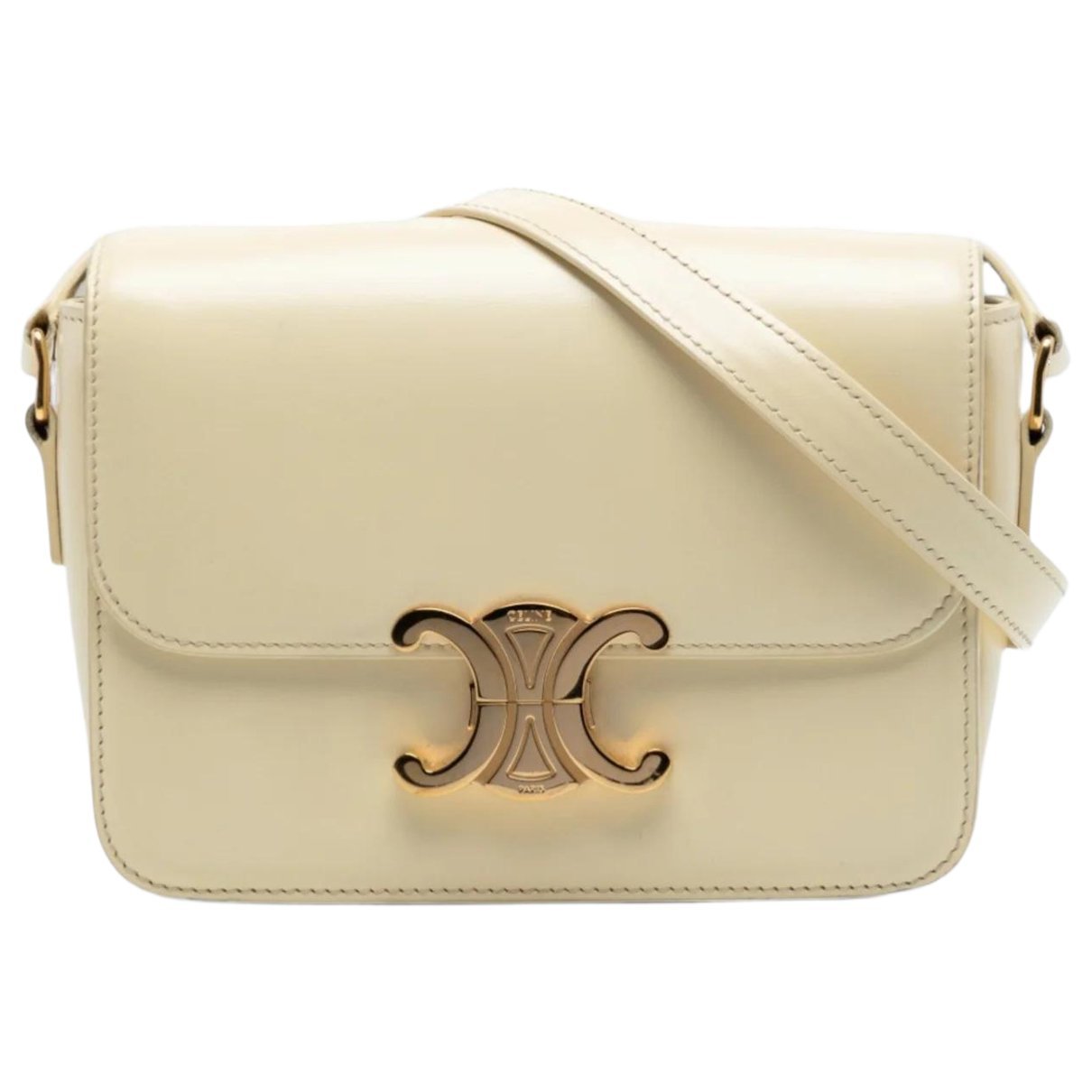 Triomphe leather crossbody bag
