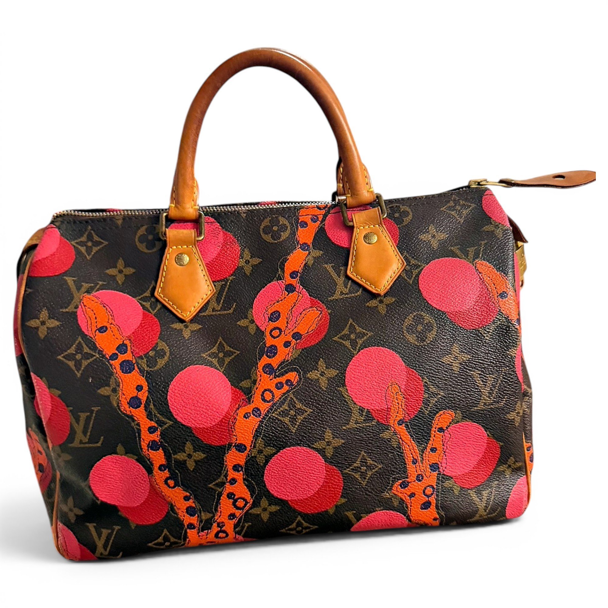 Speedy leather handbag