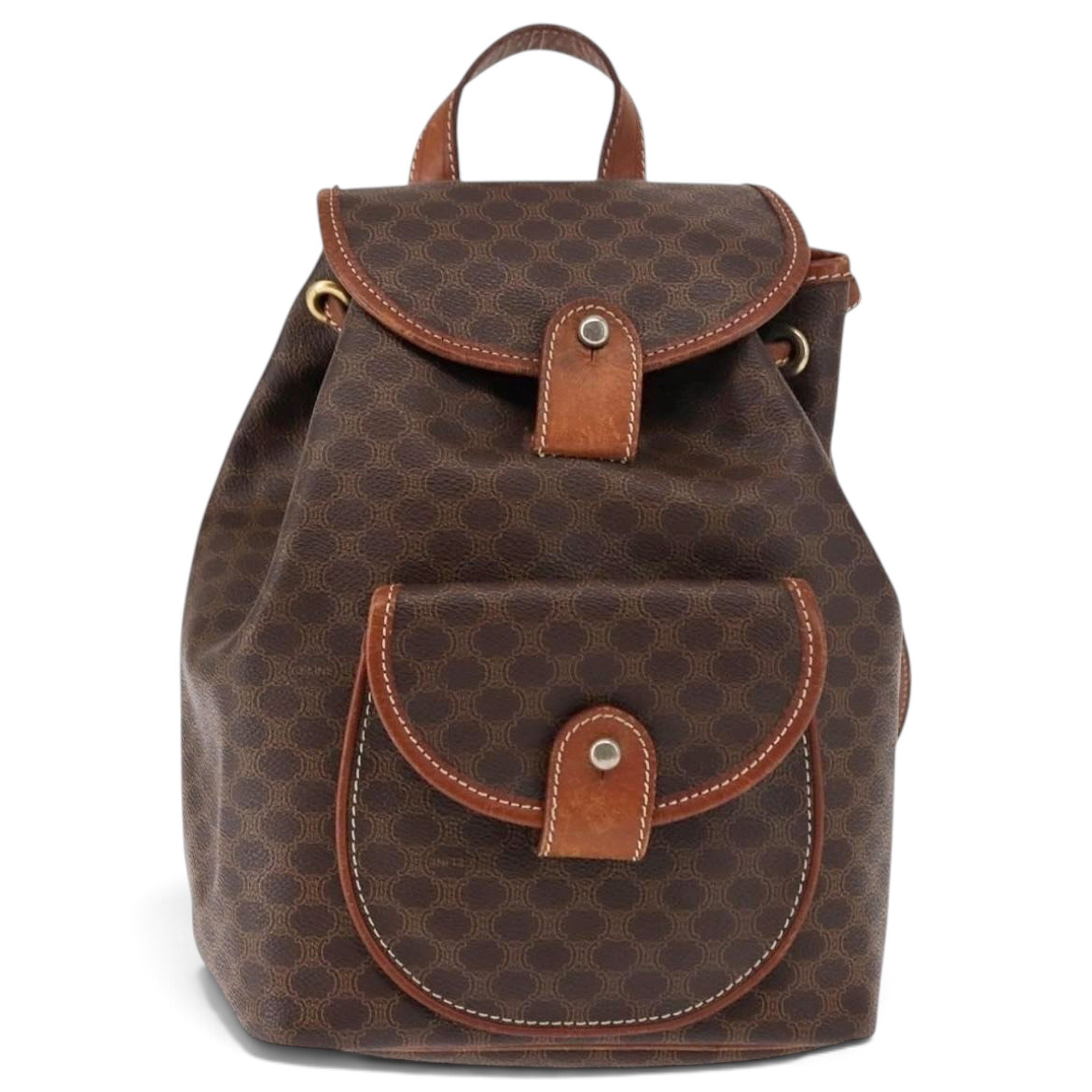 Leather backpack