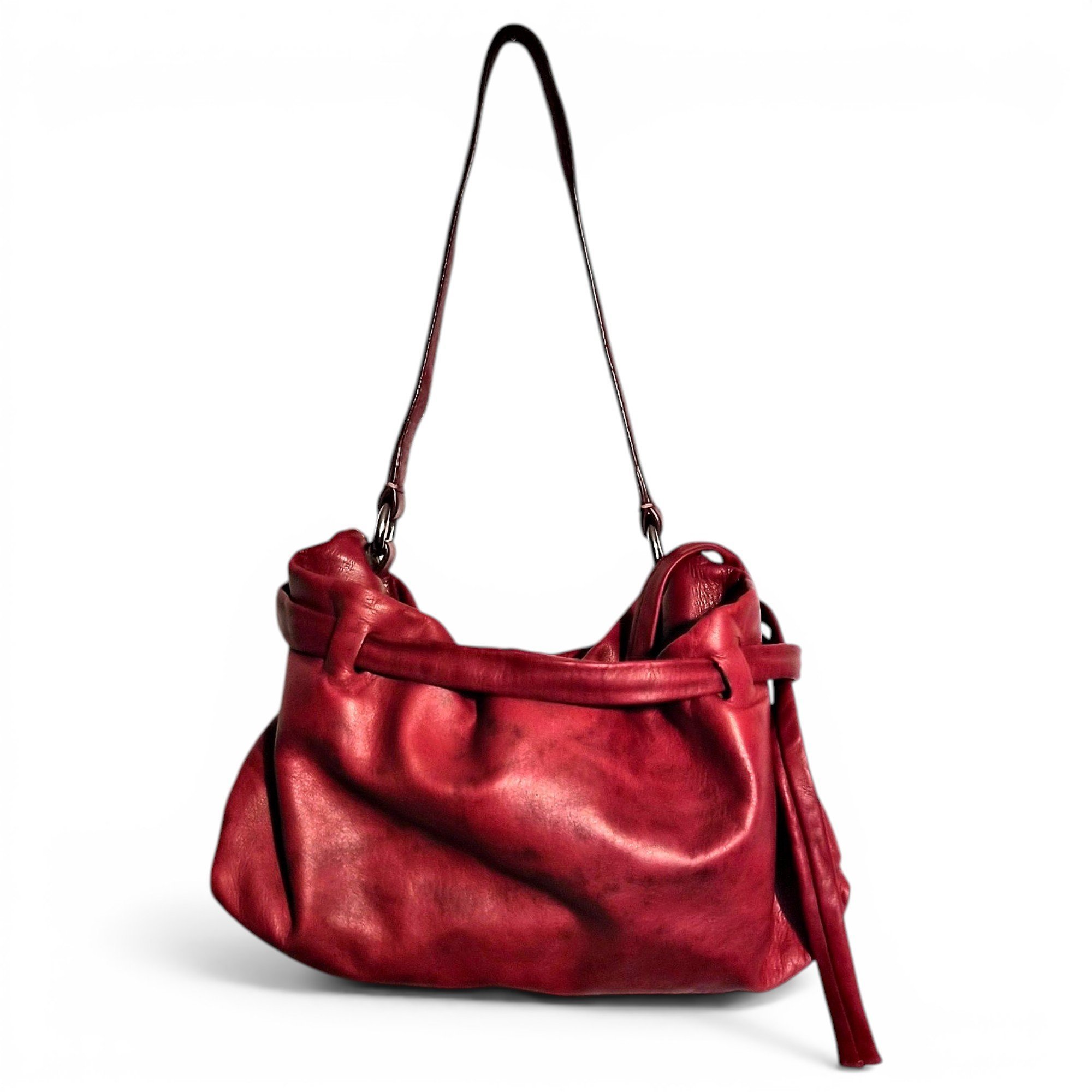 Leather handbag