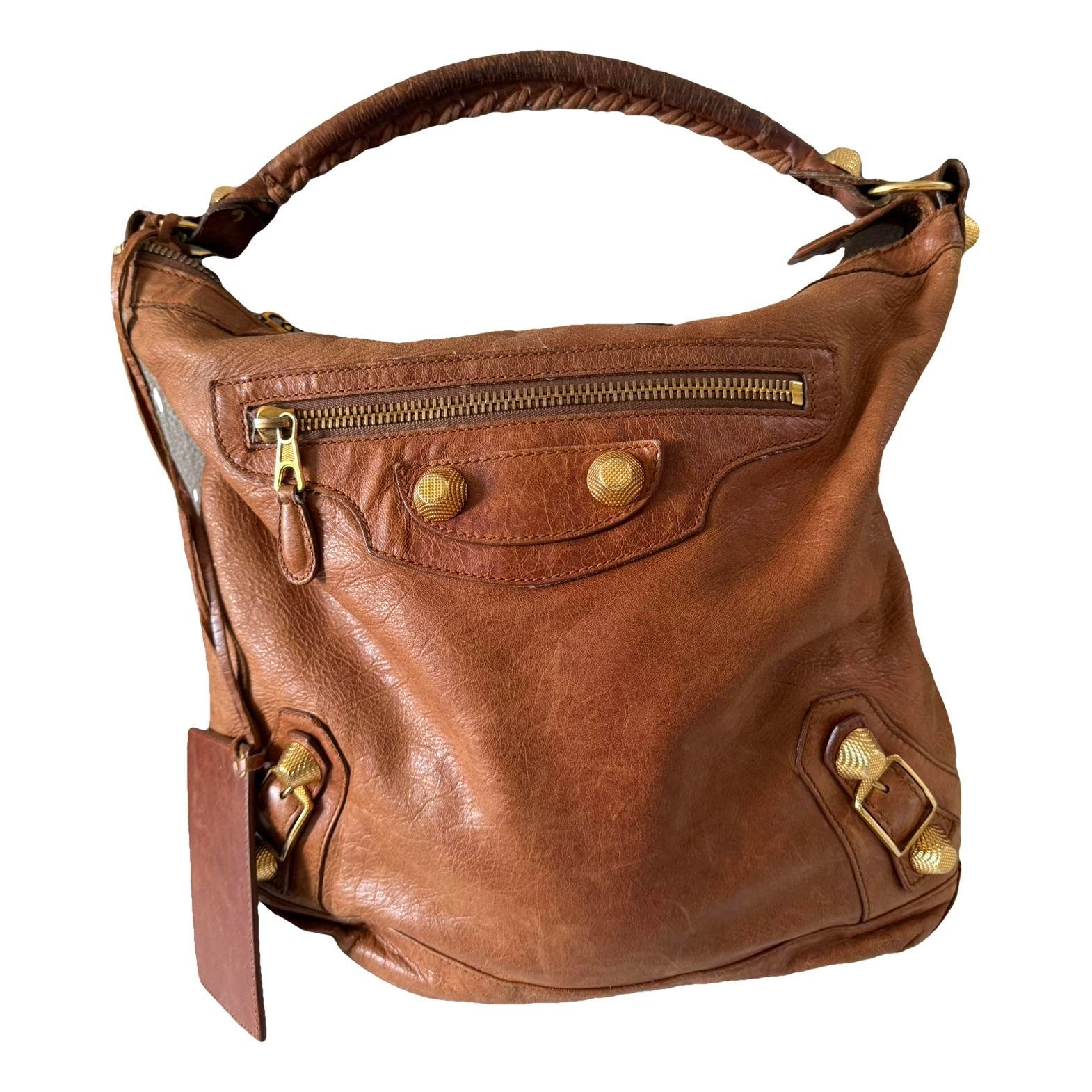 Day leather handbag