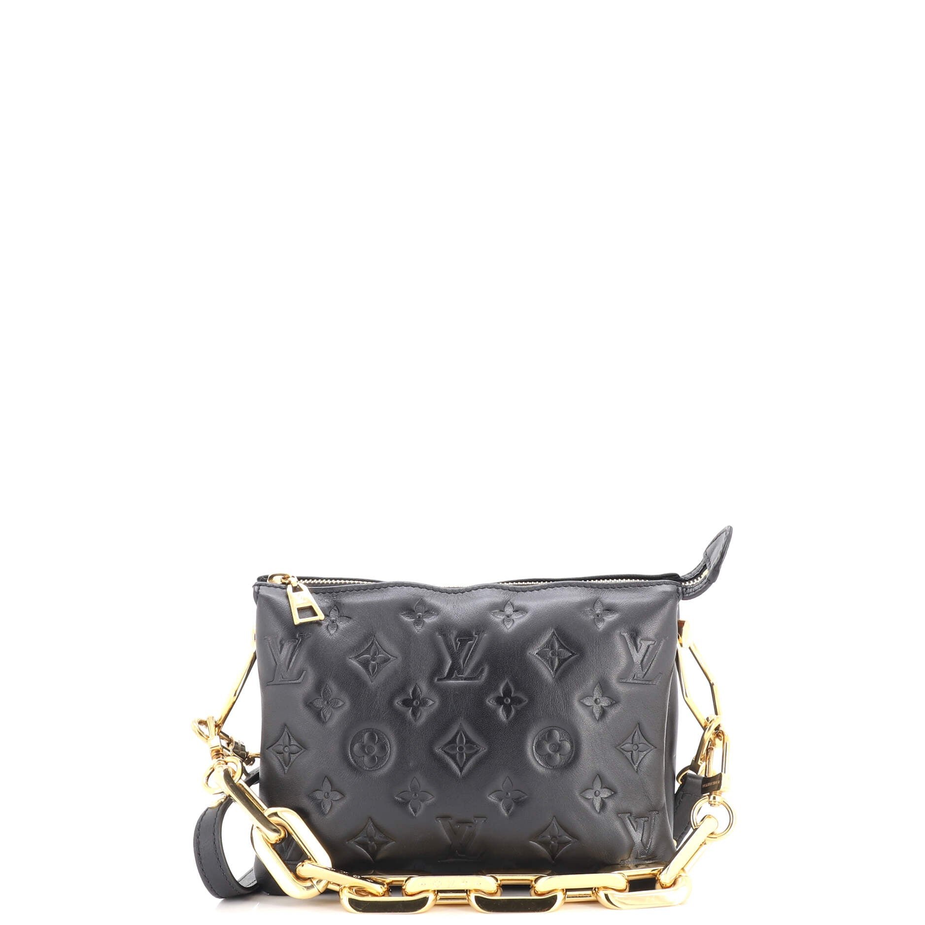 Coussin Bag Monogram Embossed Lambskin BB