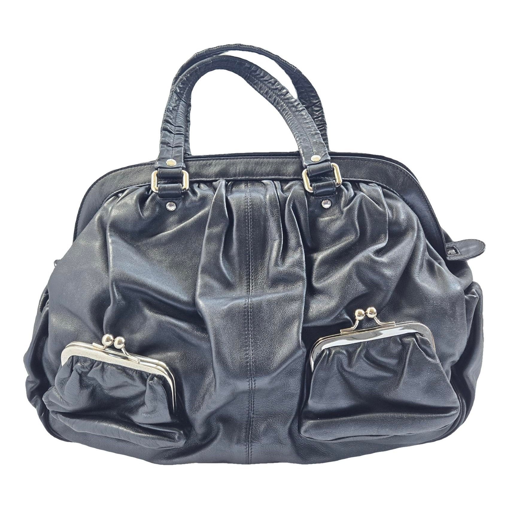 Leather handbag