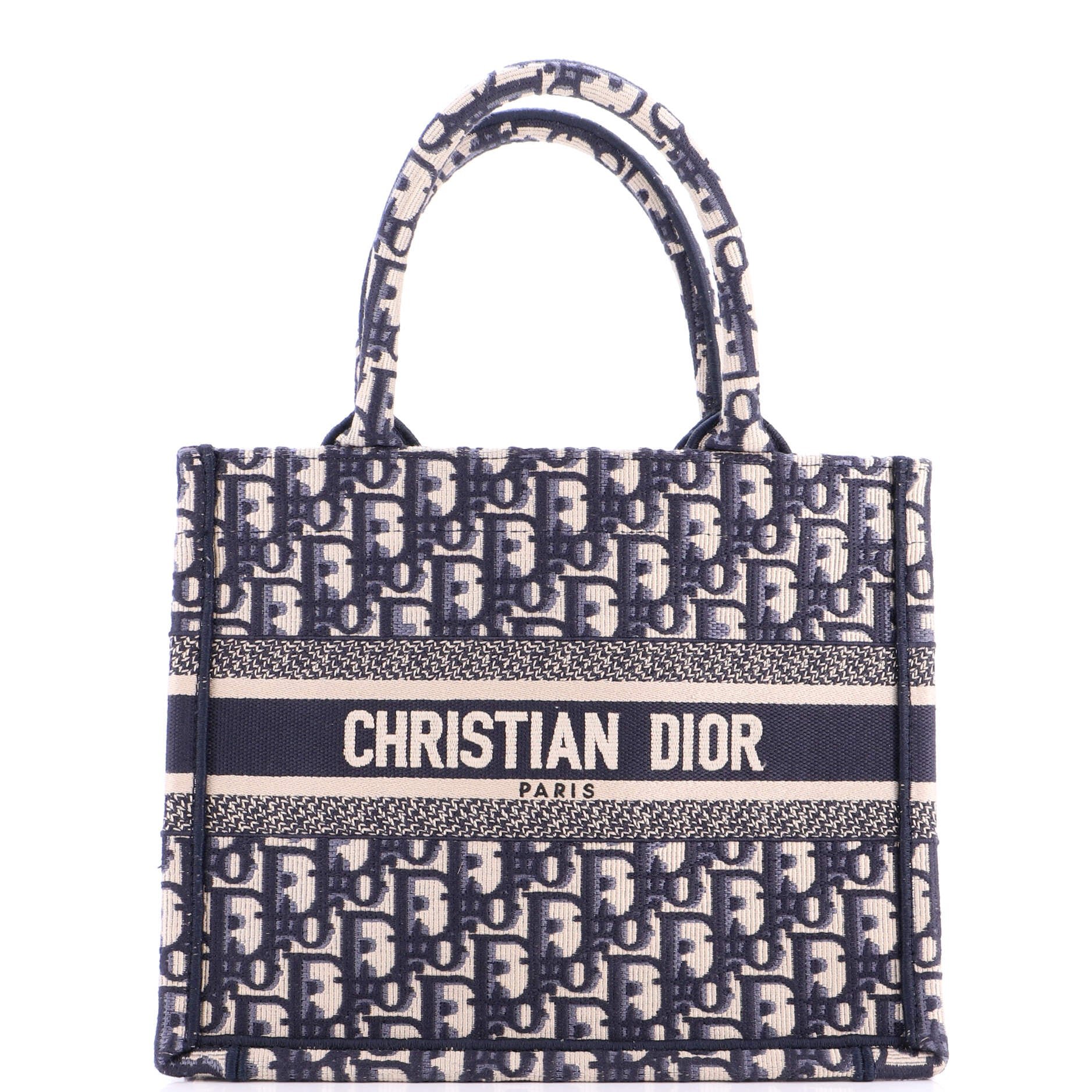 Dior Book Tote Oblique Canvas Small