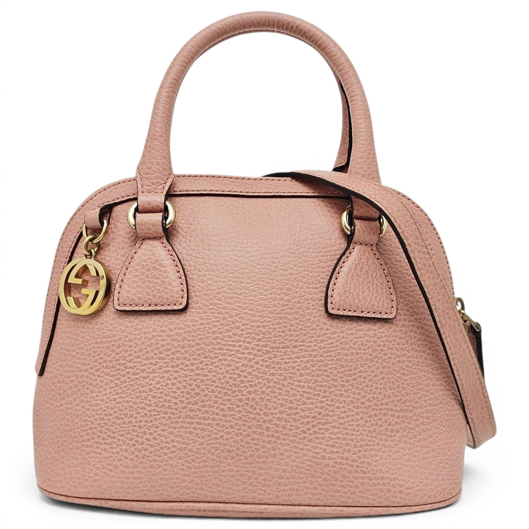 Ophidia Dome leather handbag