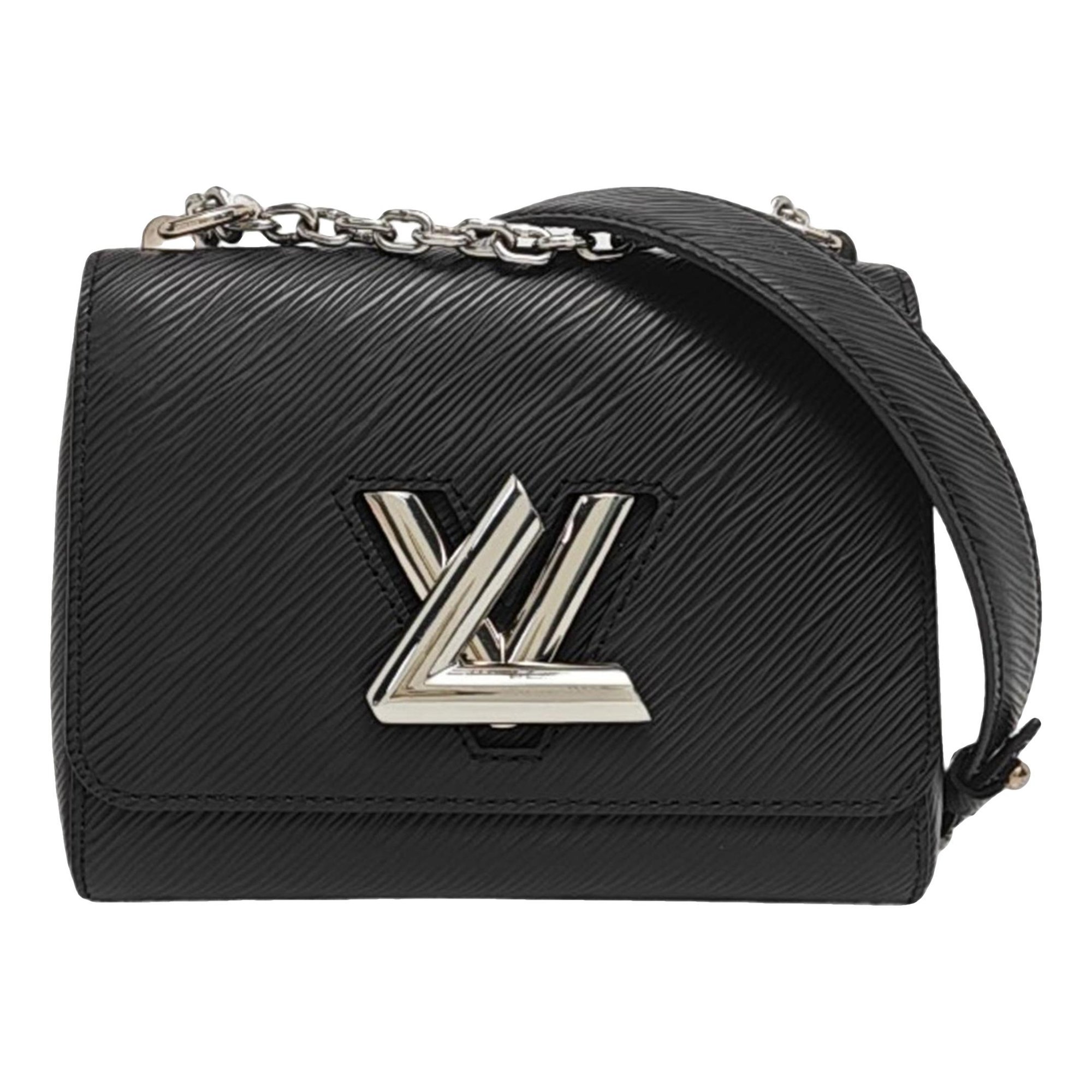 Twist leather handbag