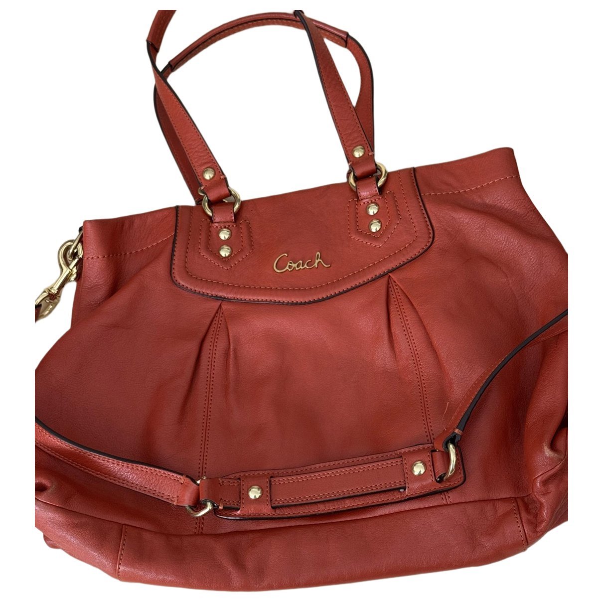 Leather satchel
