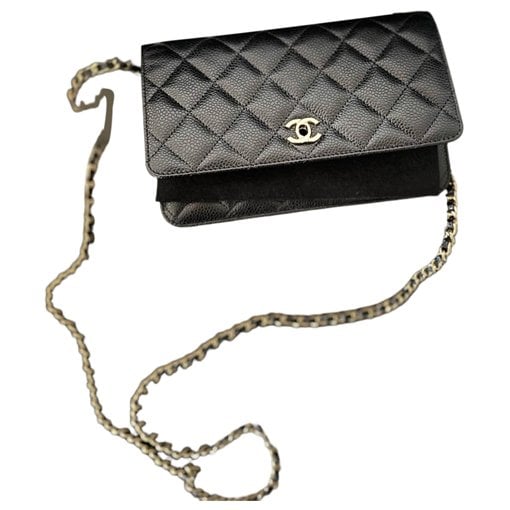 Wallet On Chain Timeless/Classique leather mini bag