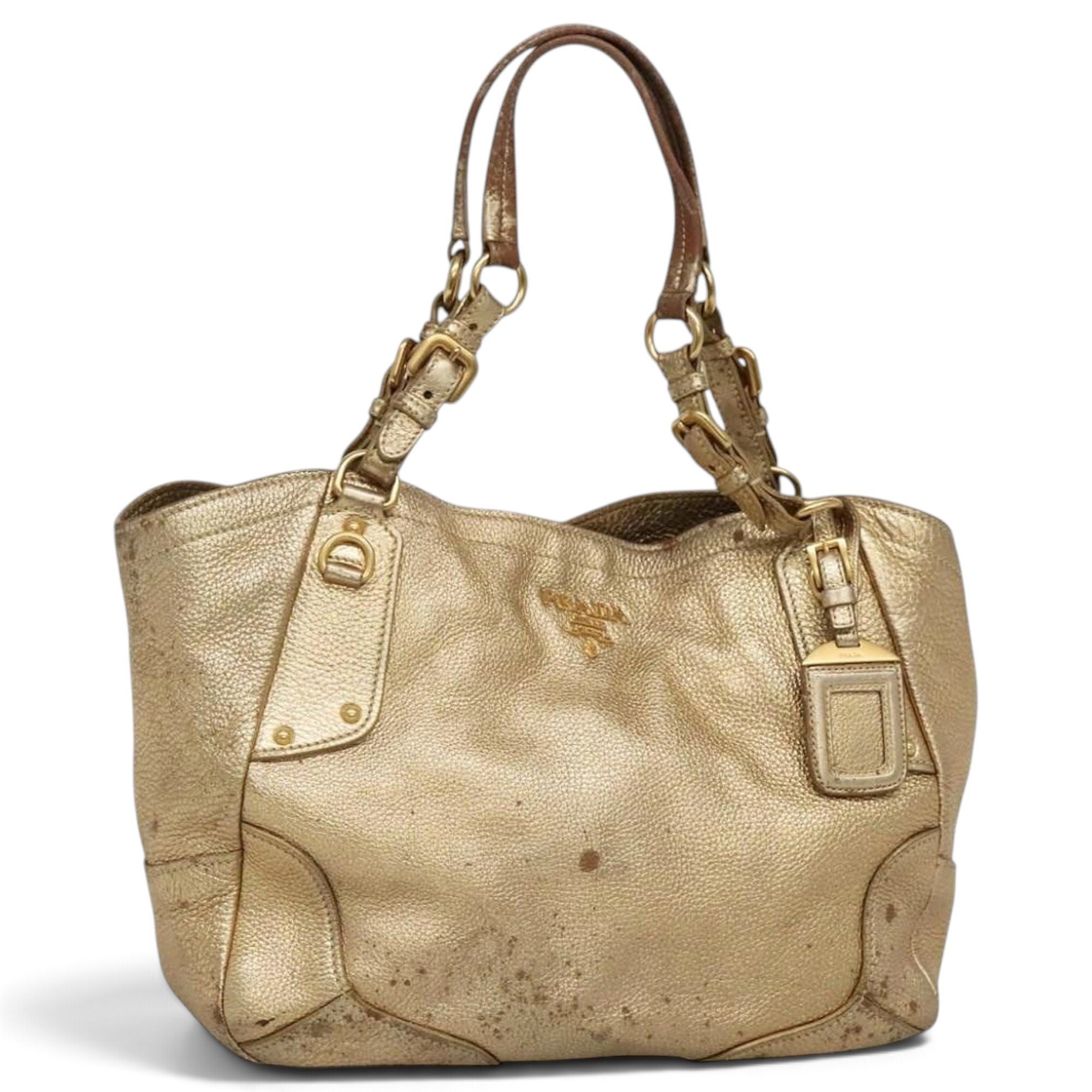Leather tote