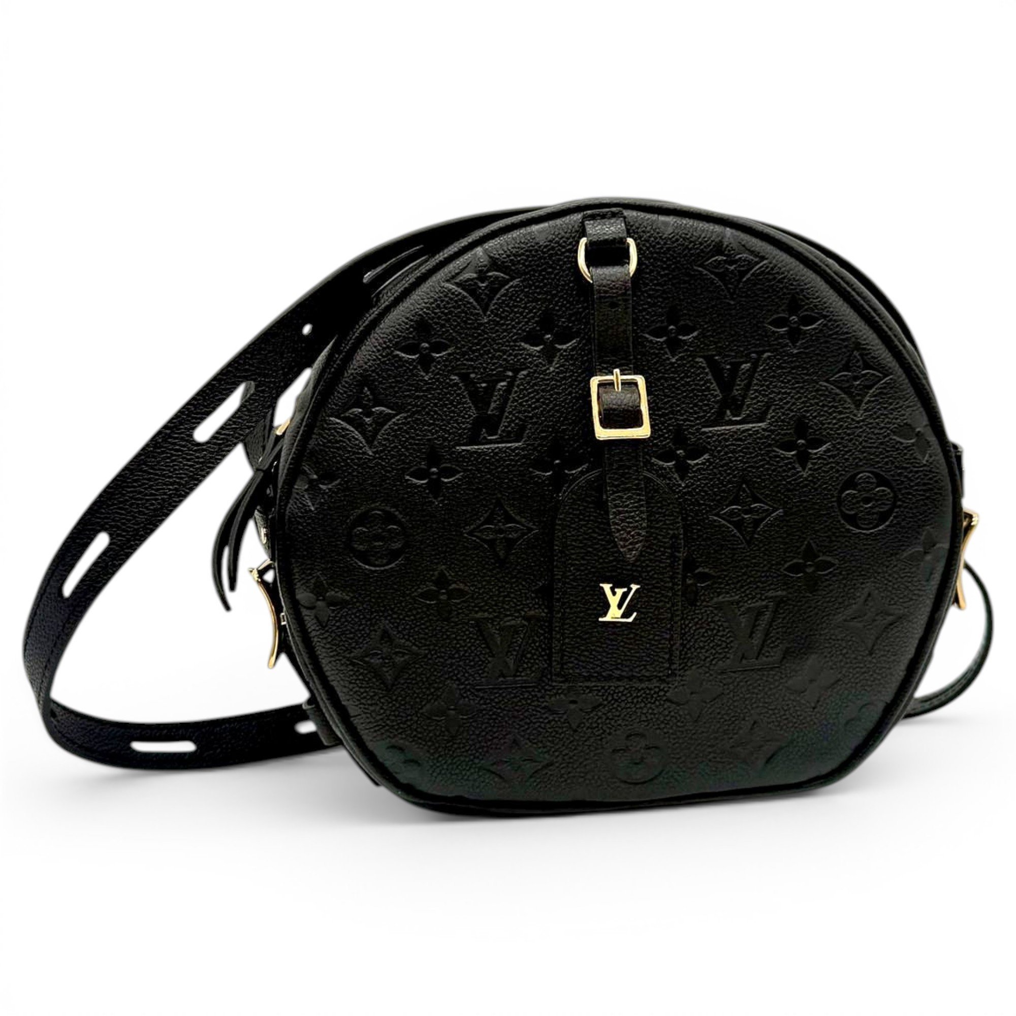 Boîte chapeau souple leather handbag