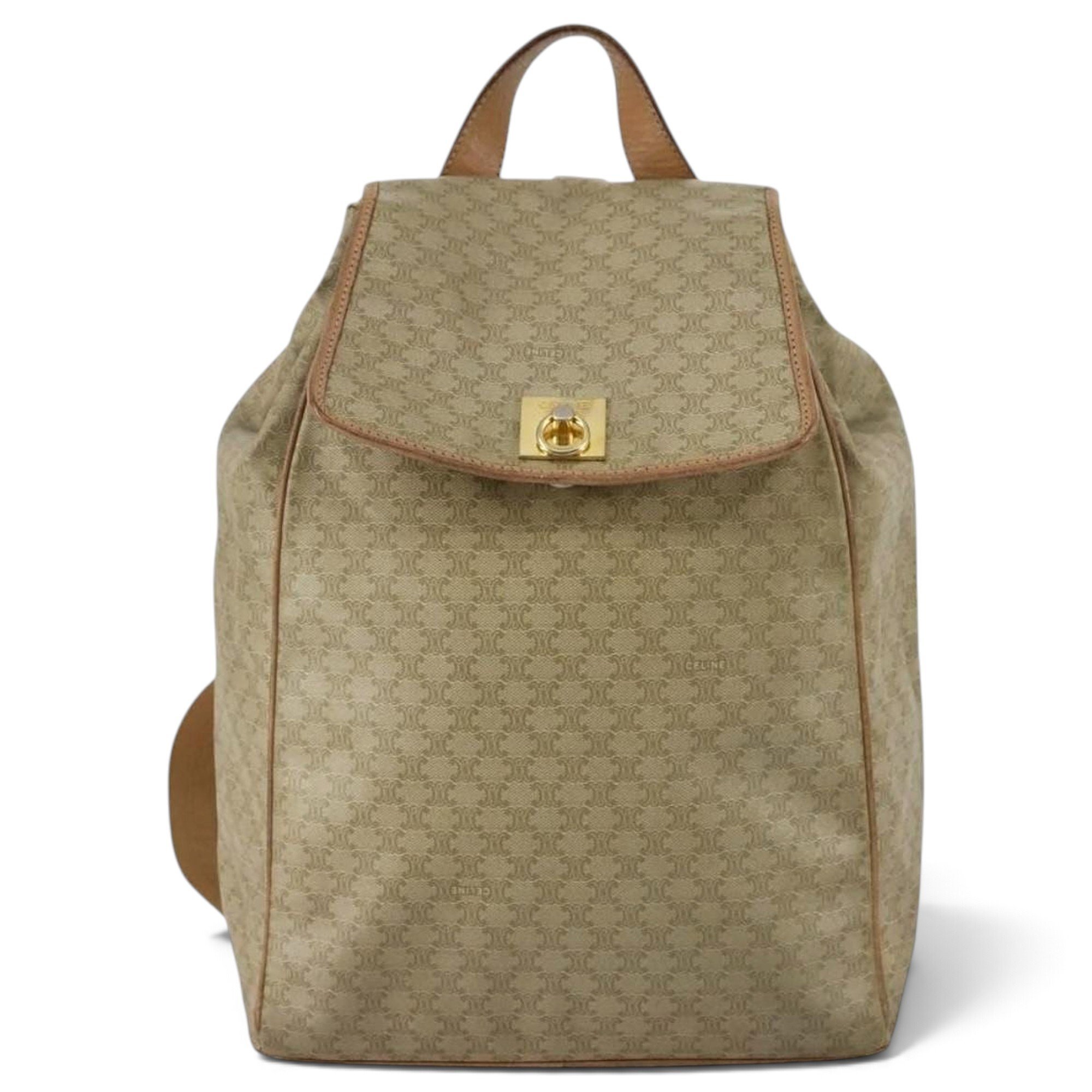 Leather backpack