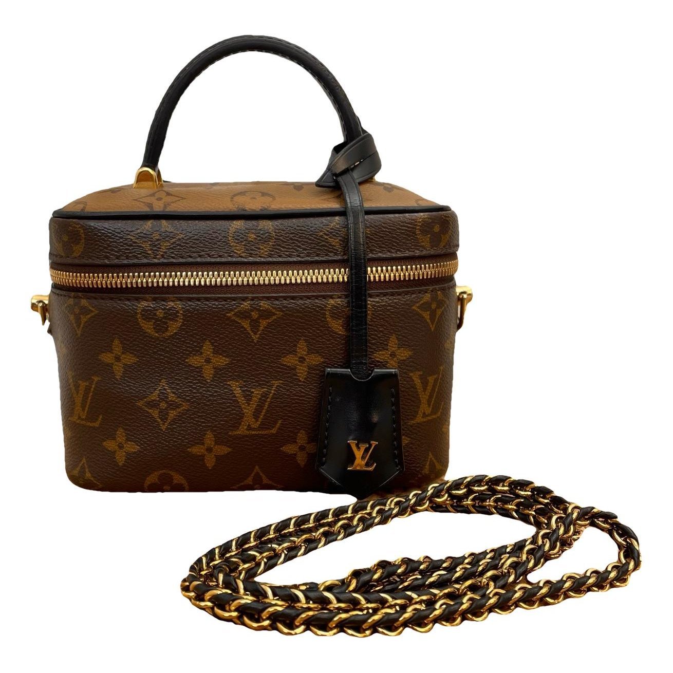 Vanity leather handbag