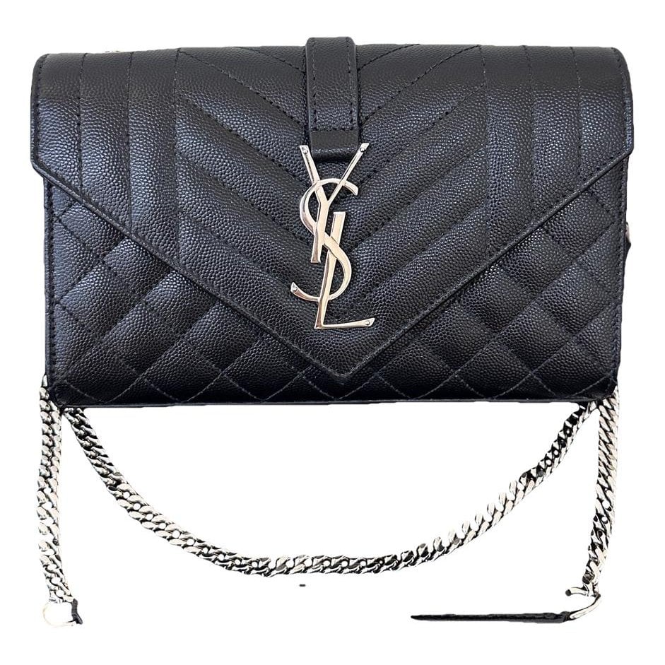 Envelope leather crossbody bag