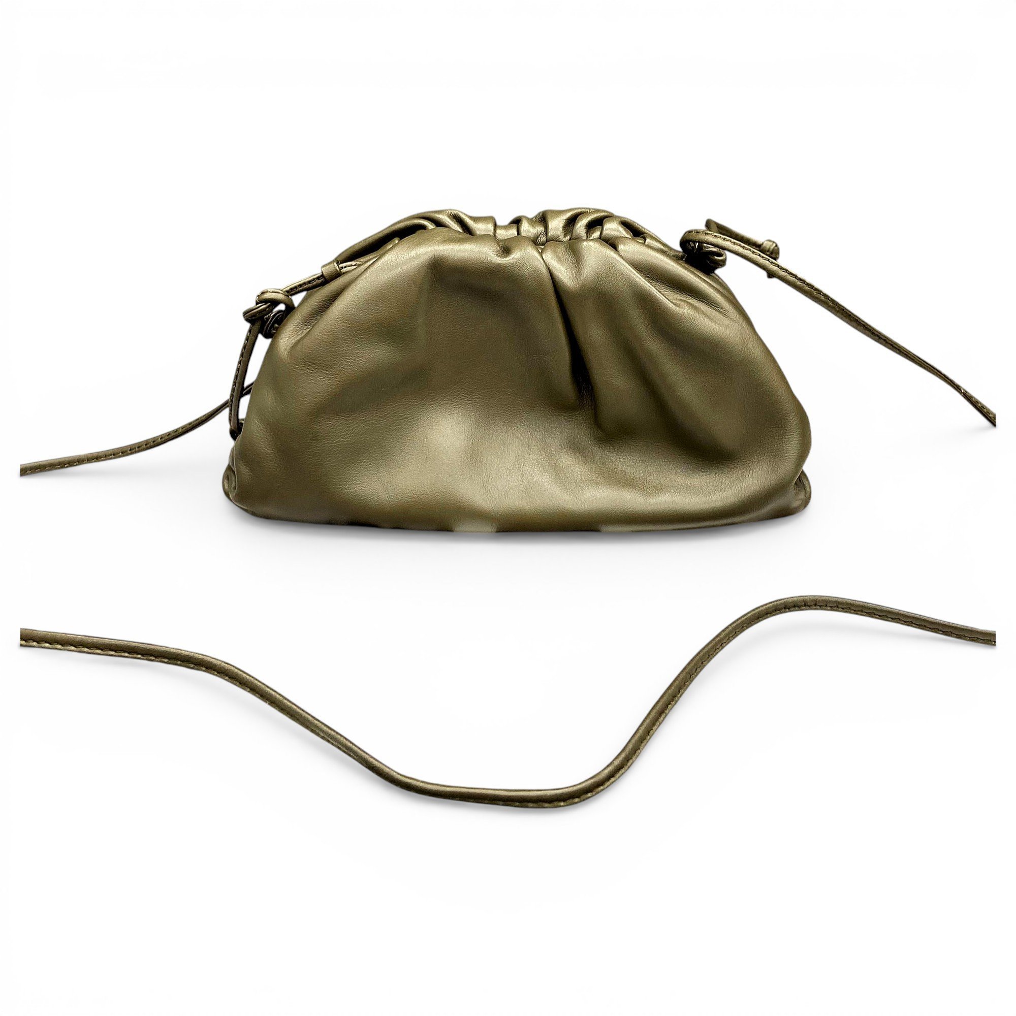 Pouch leather handbag