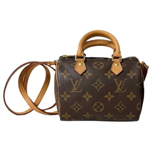 Nano Speedy / Mini HL leather handbag
