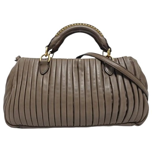 Leather handbag