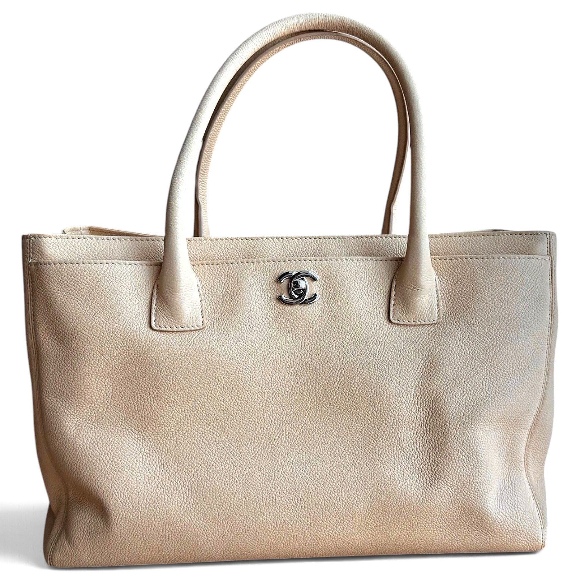 Executive leather tote