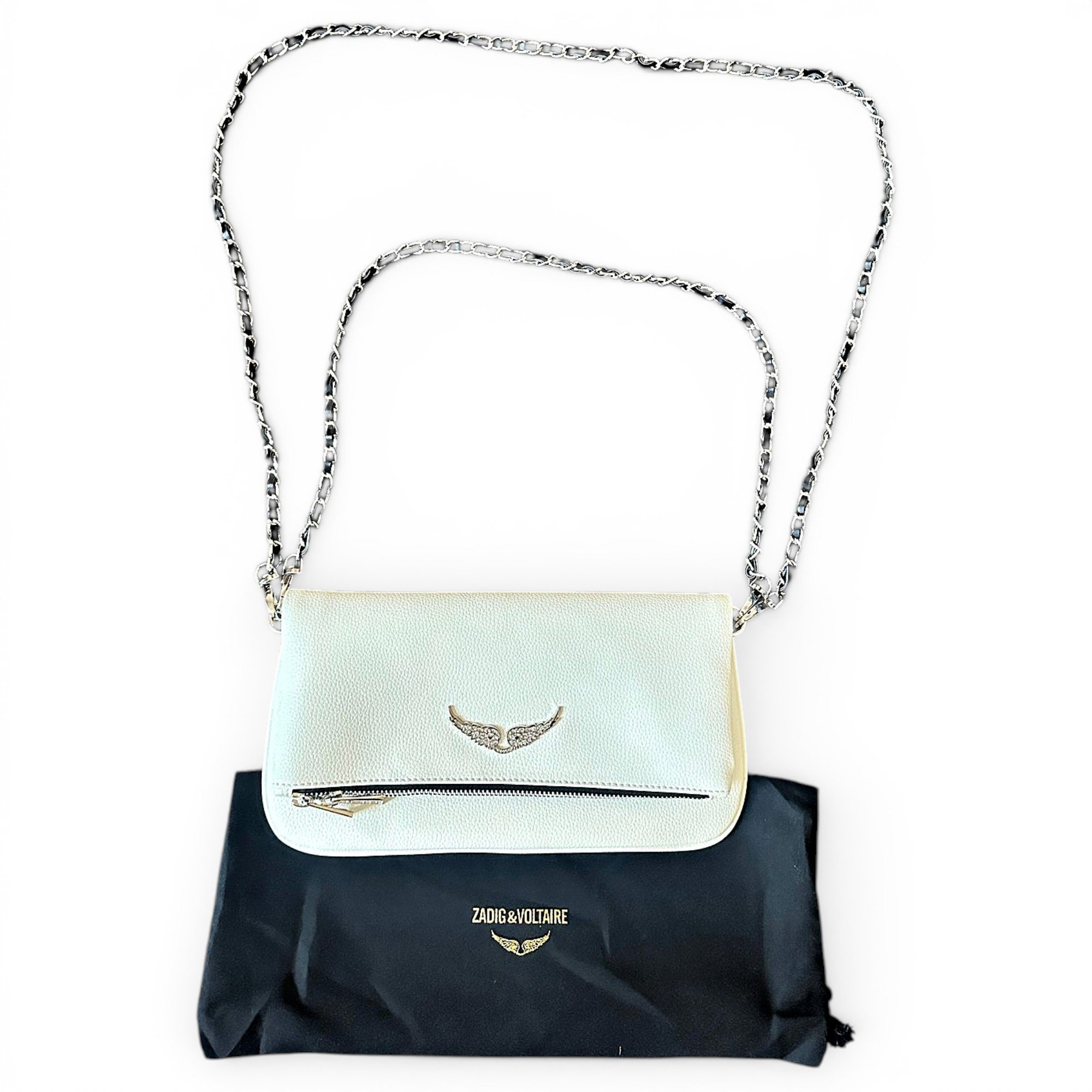 Rock leather crossbody bag