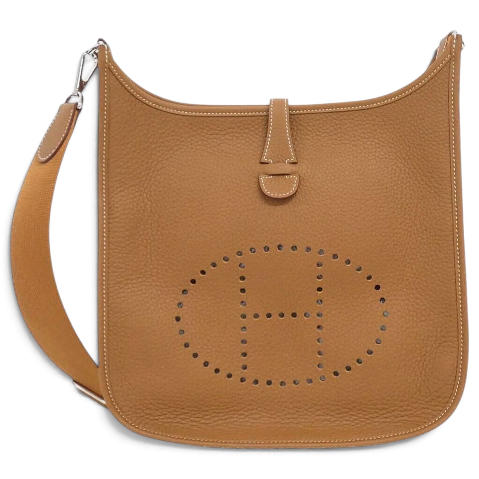 Evelyne leather handbag