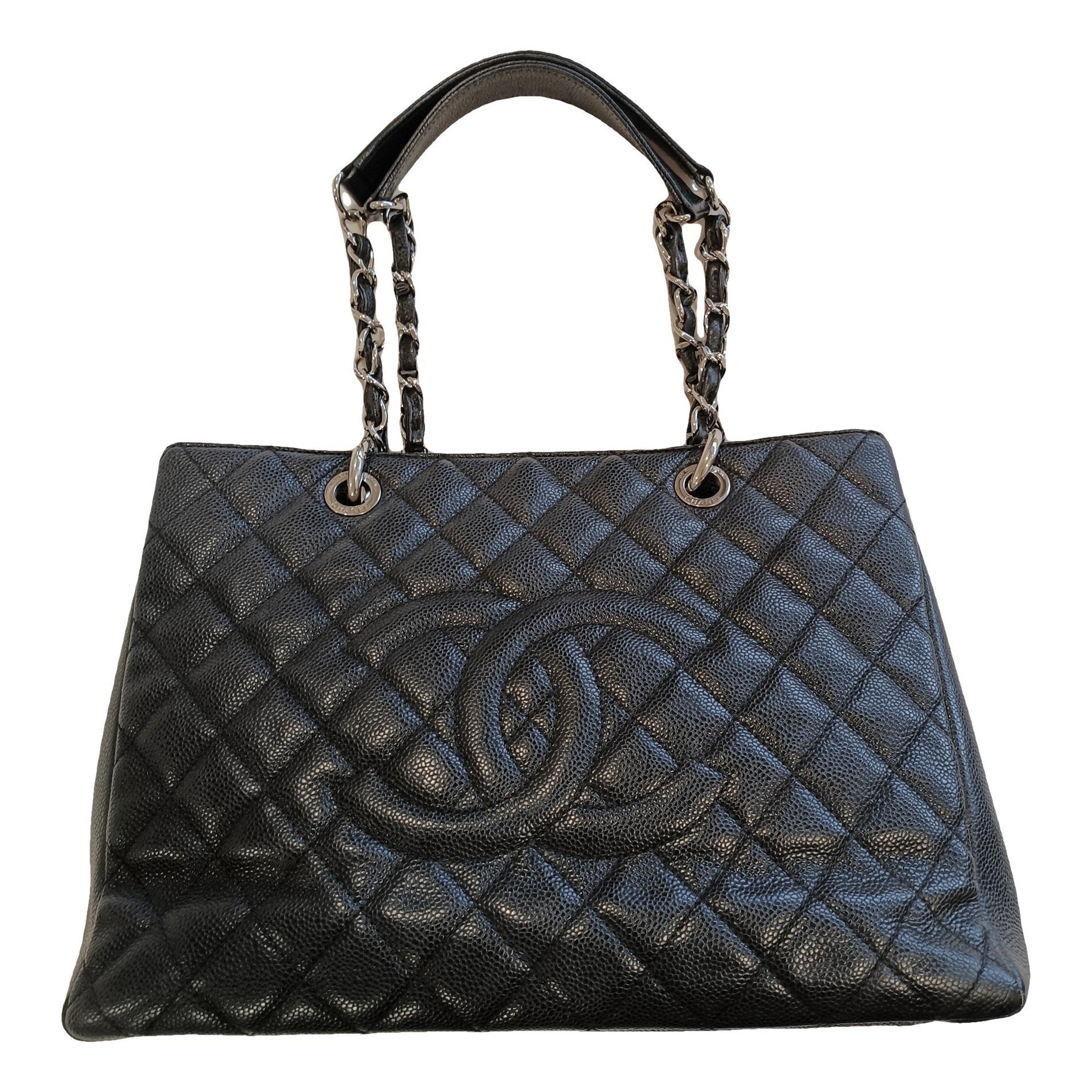 Grand shopping leather tote