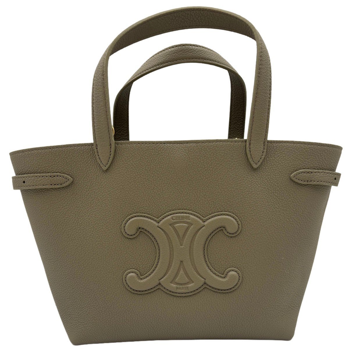 Cabas leather tote