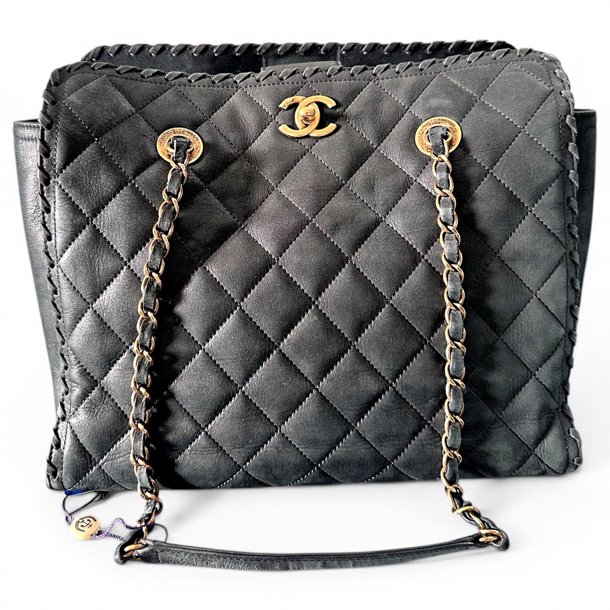 Petite Shopping Tote leather tote
