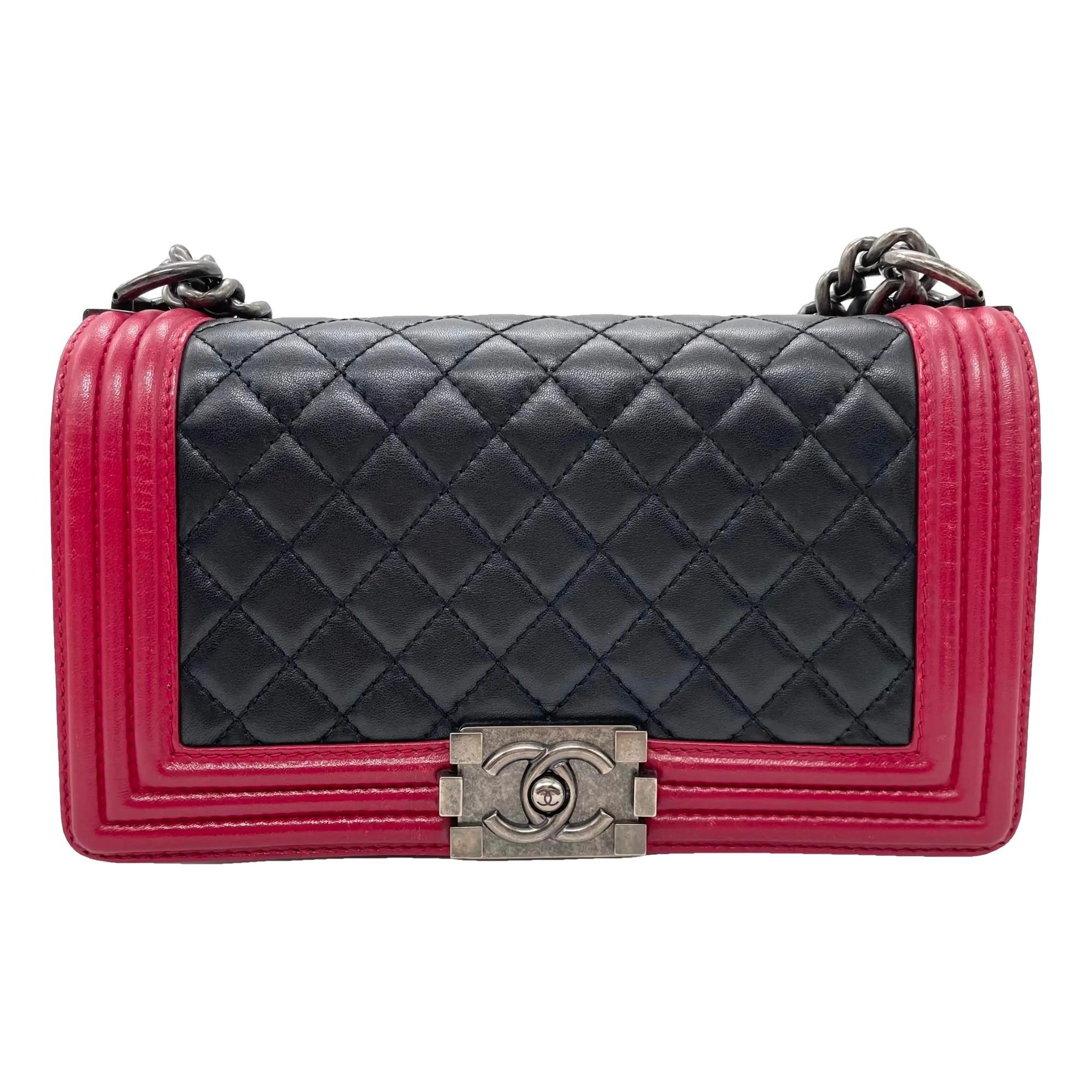 Boy leather crossbody bag