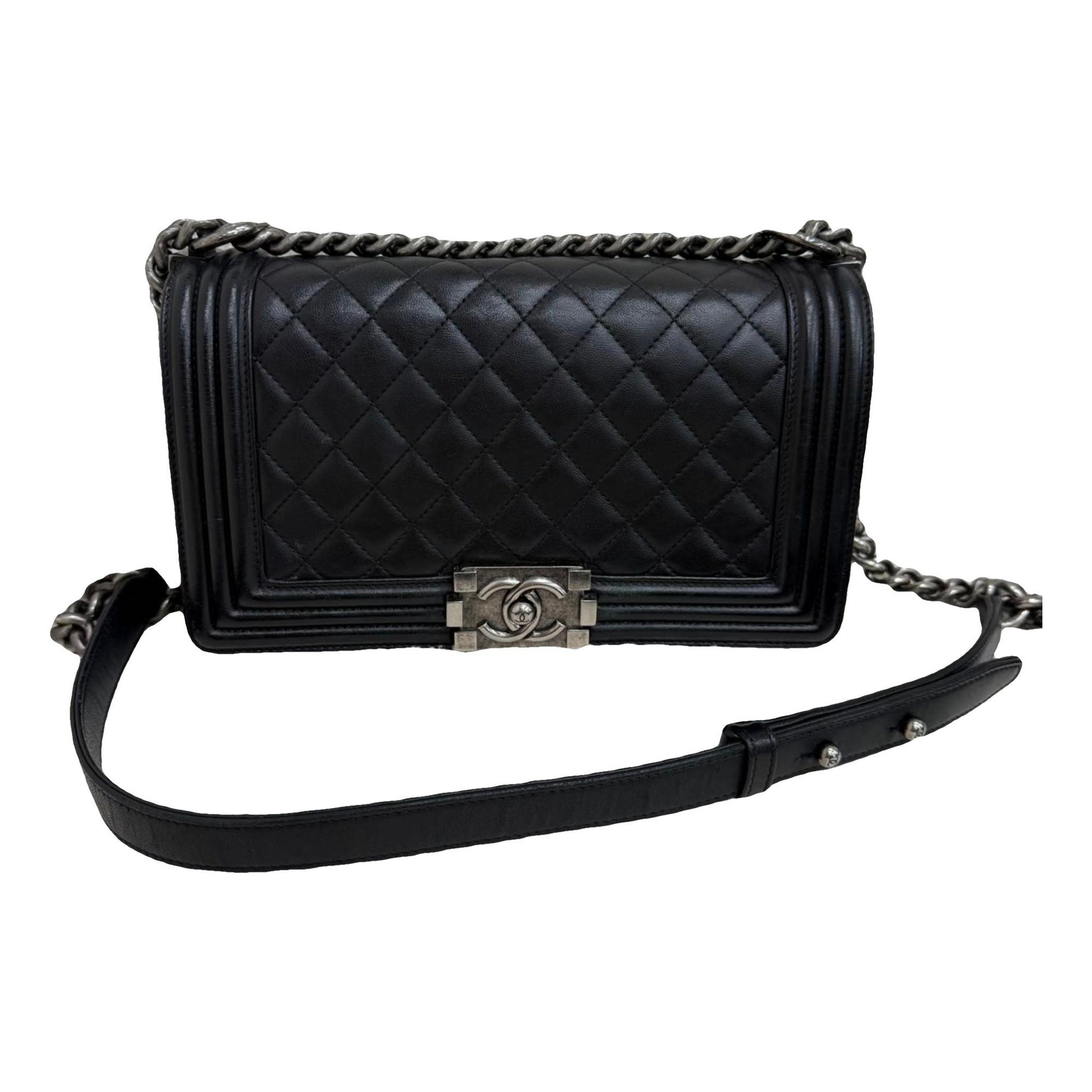 Boy leather crossbody bag