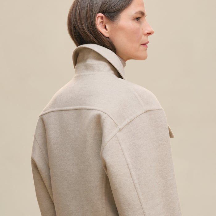 Beige Naturel Cashmere Jacket