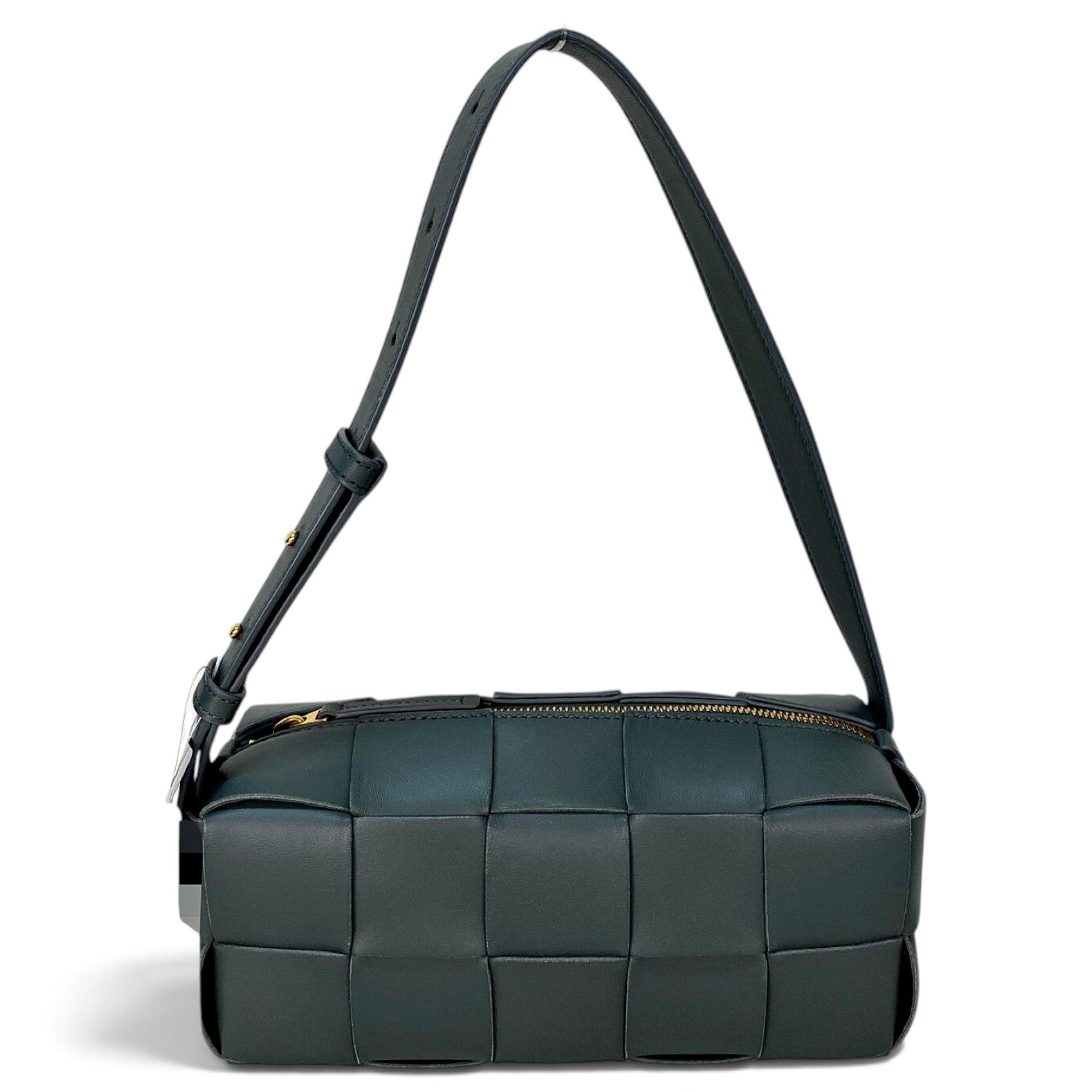 Cassette leather handbag