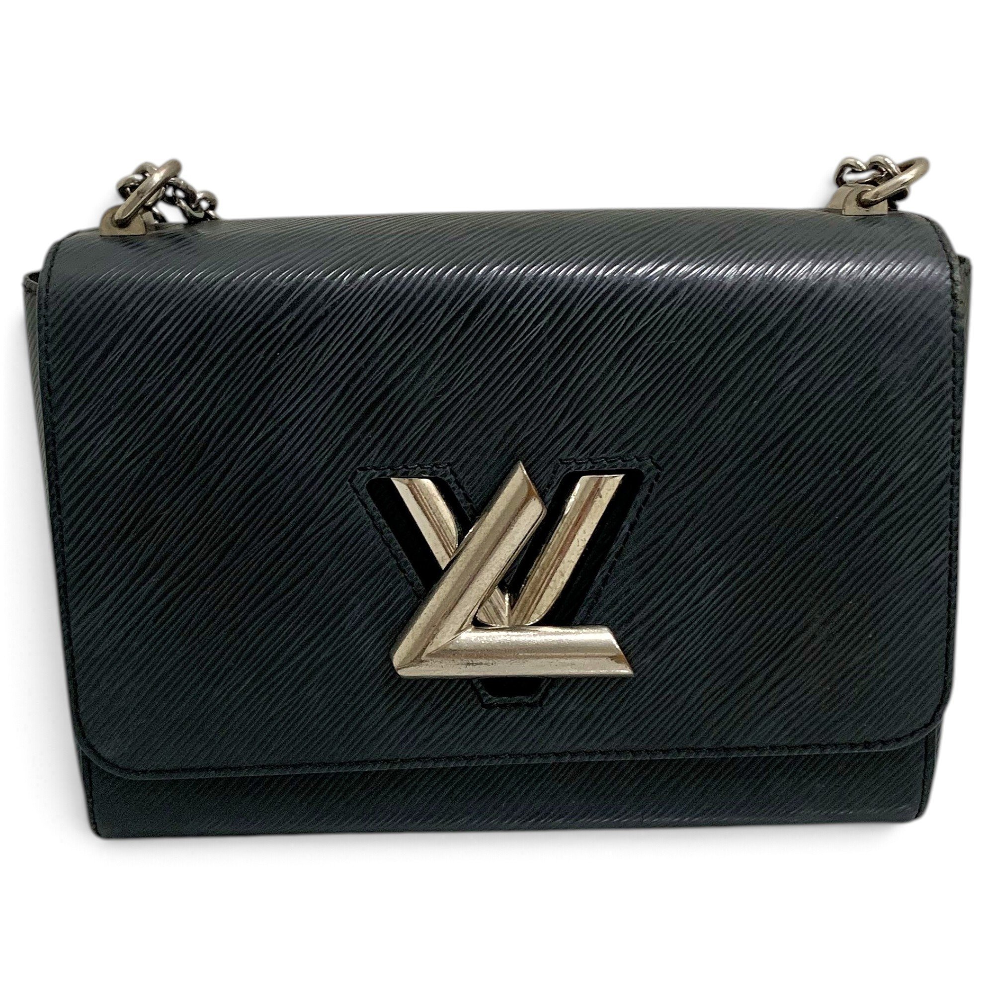 Twist leather handbag