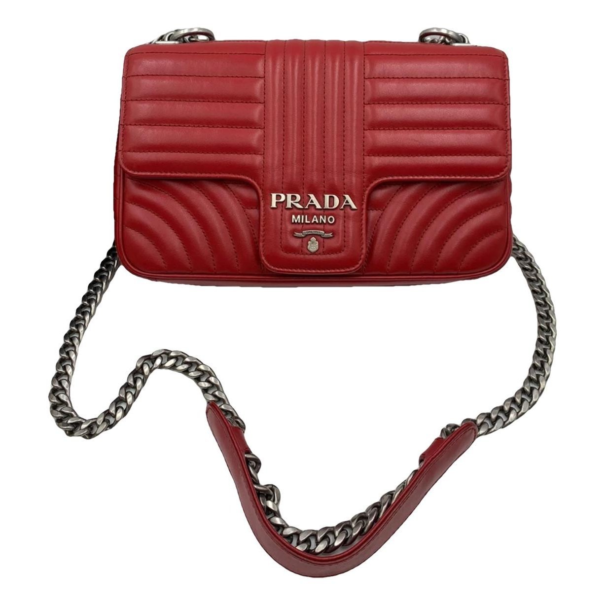 Diagramme leather handbag
