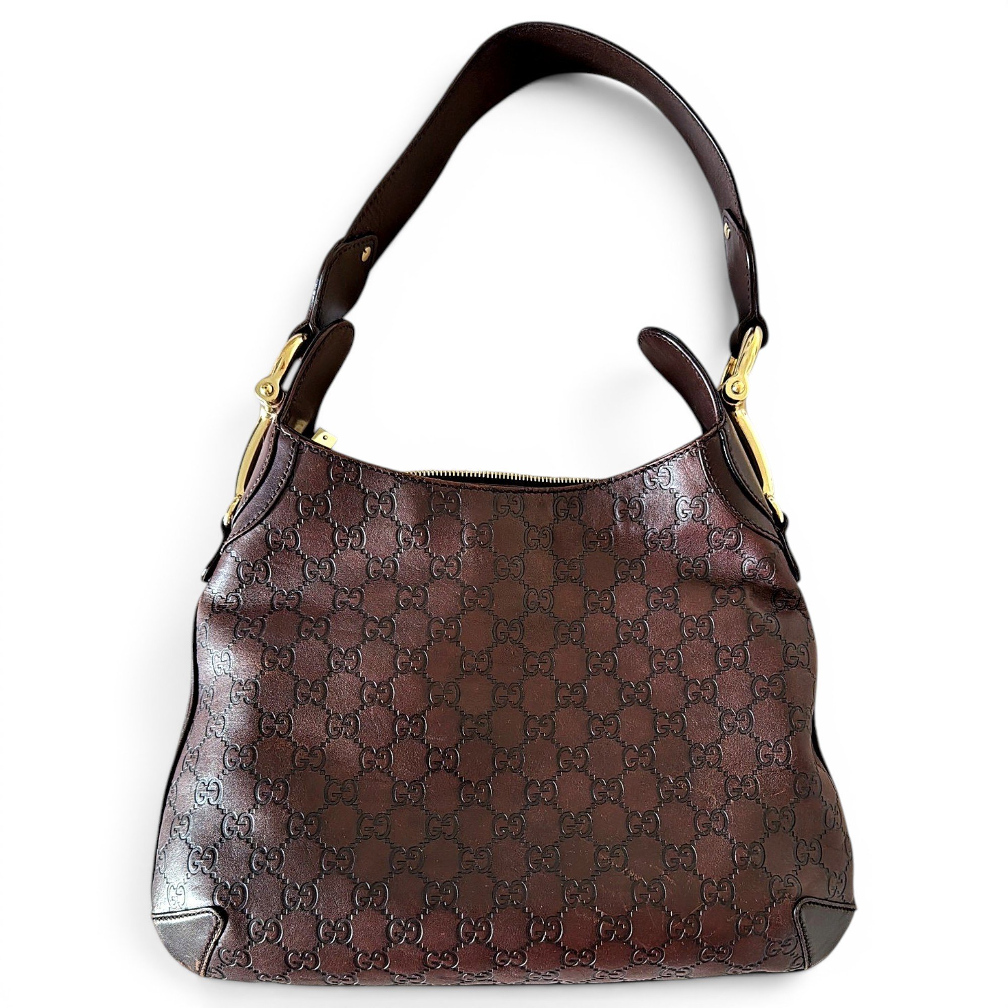 Hobo leather handbag