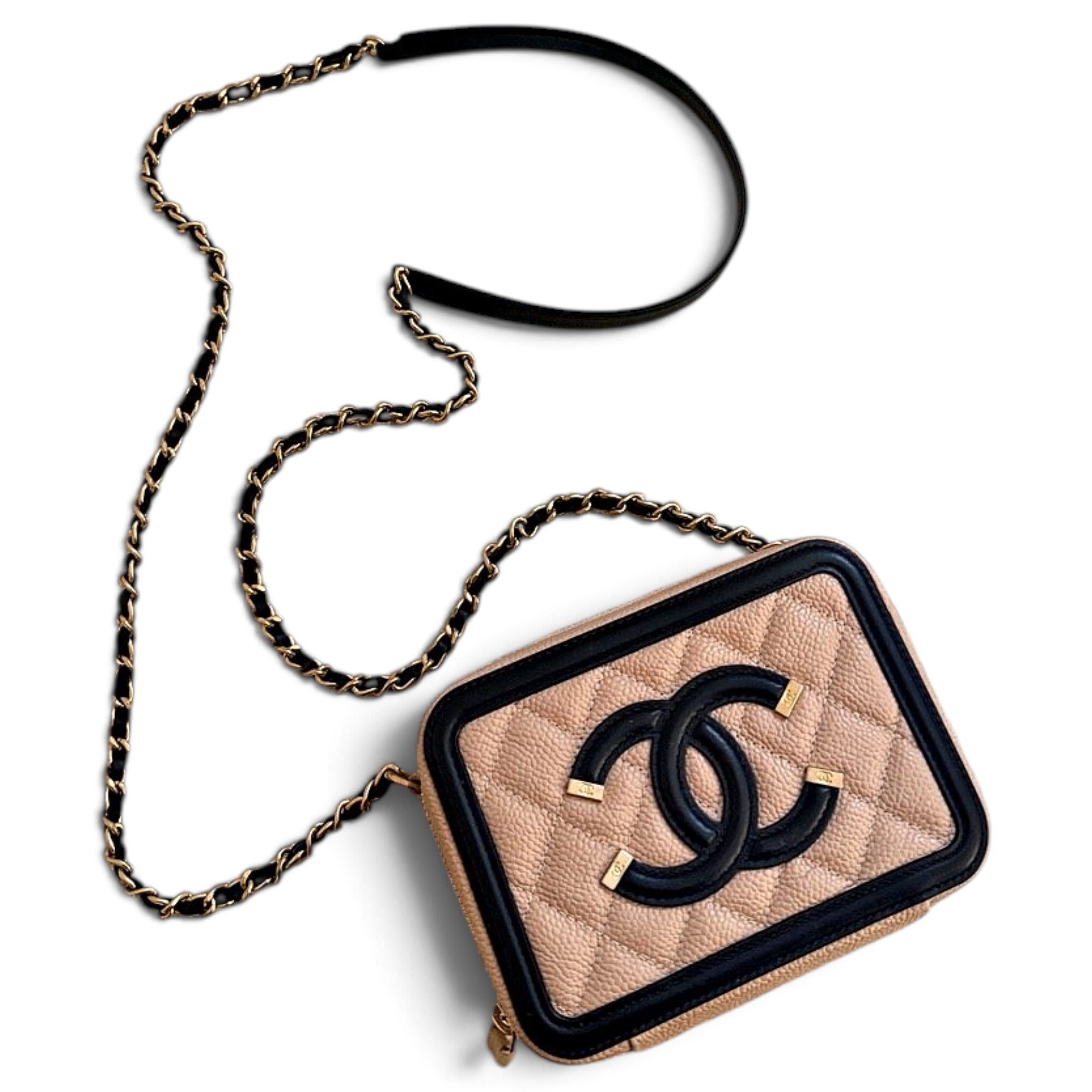 Vanity leather crossbody bag