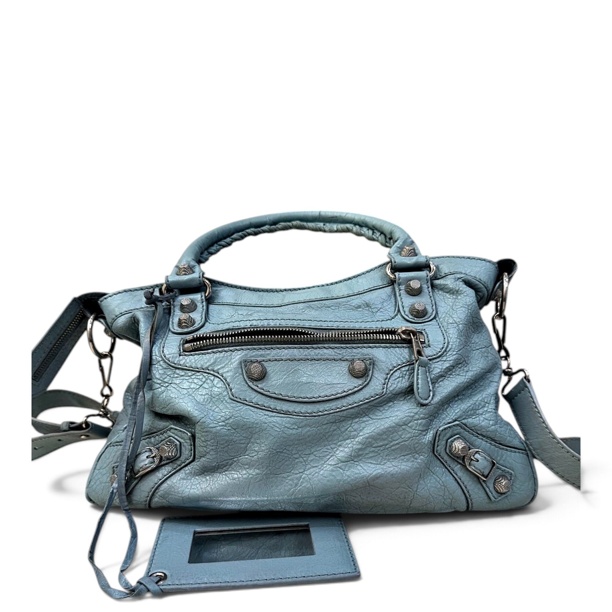 City leather bag