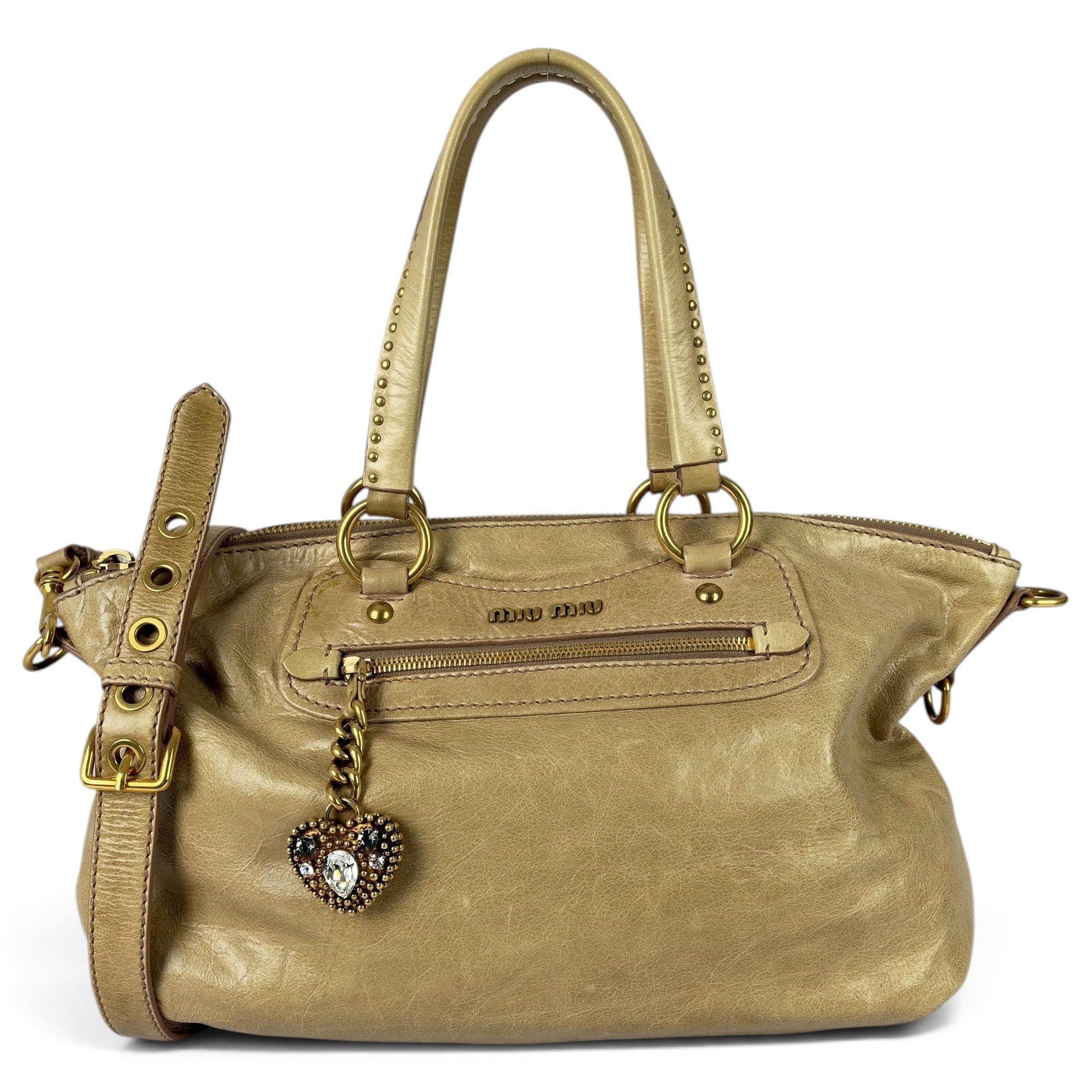 Vitello leather crossbody bag