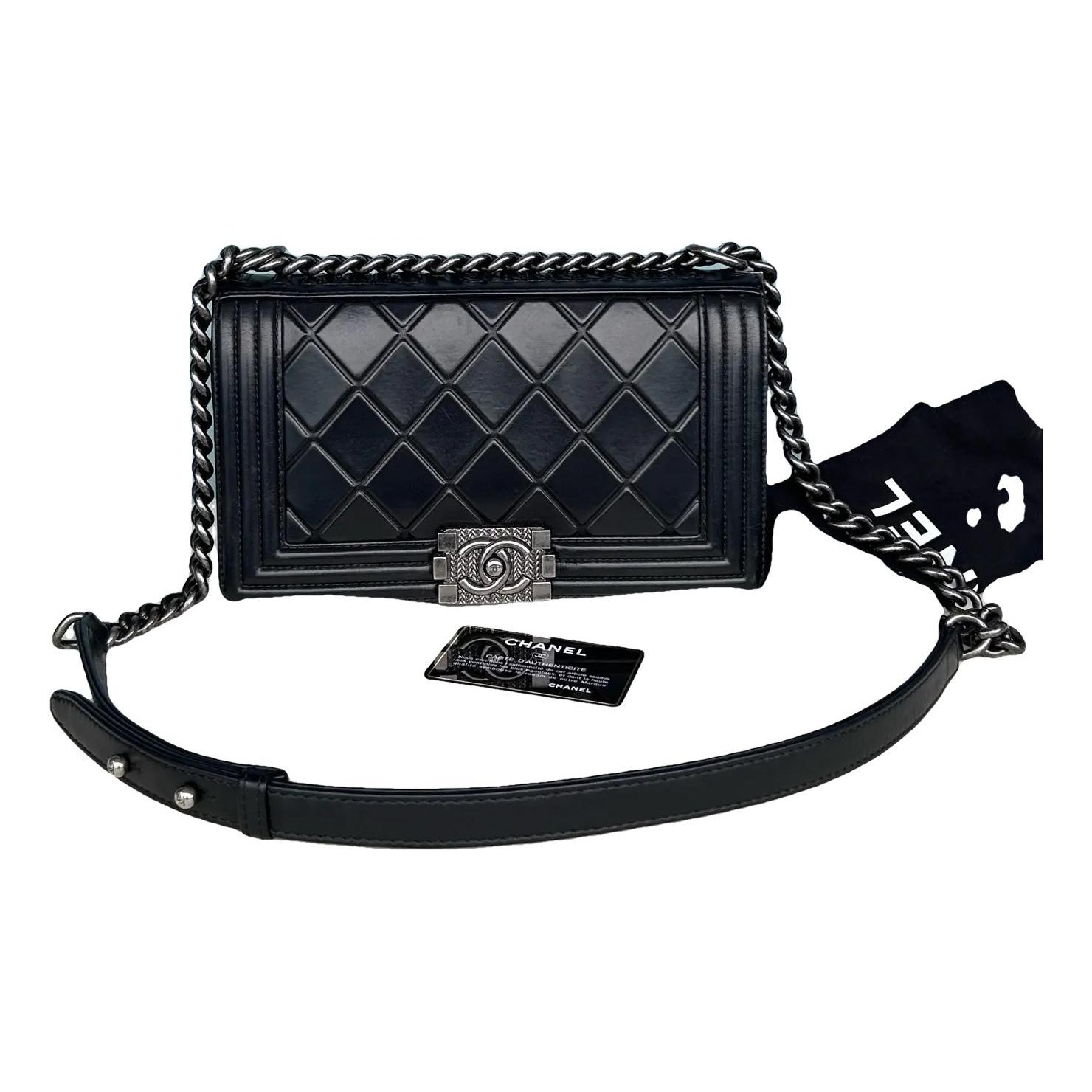 Boy leather crossbody bag