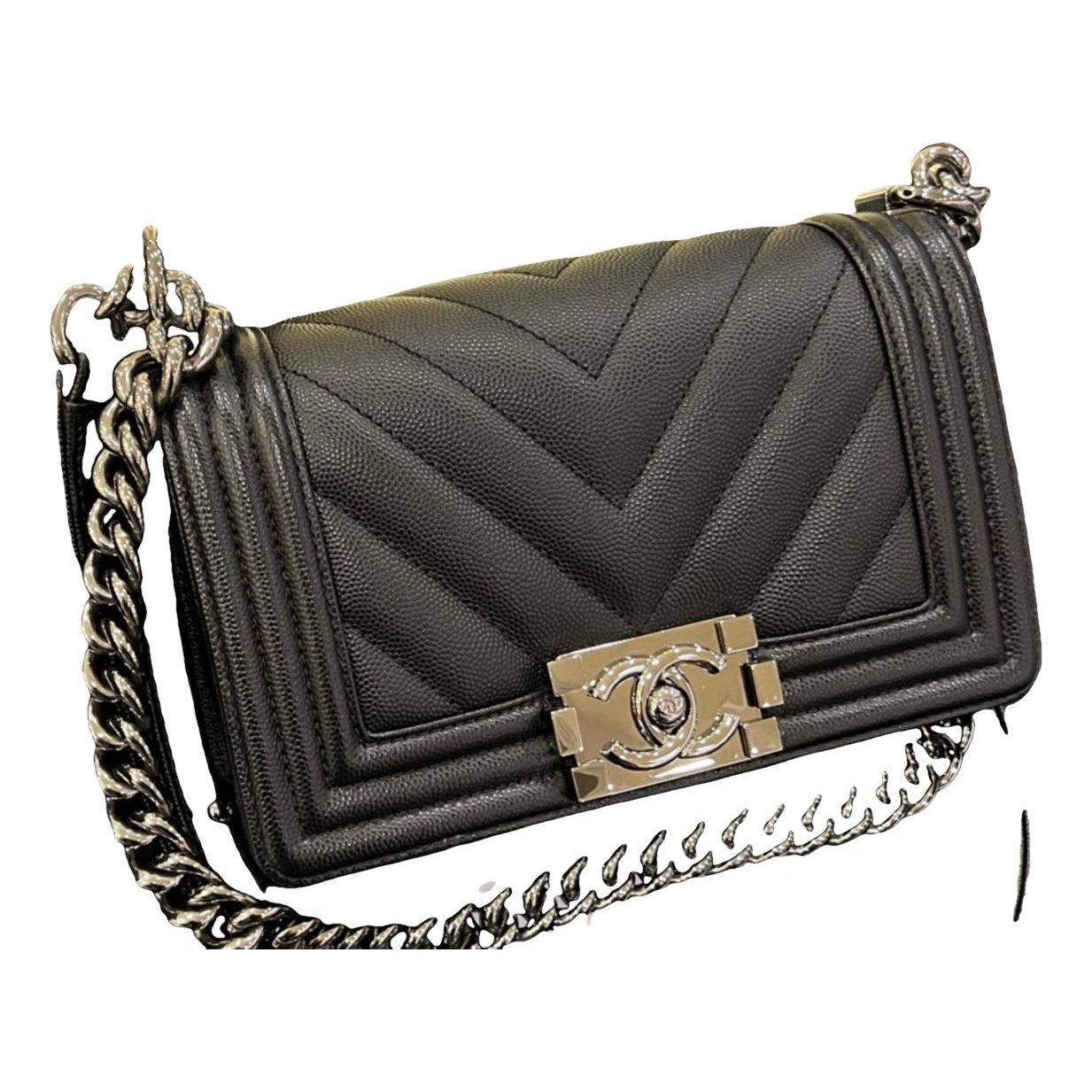 Boy leather crossbody bag