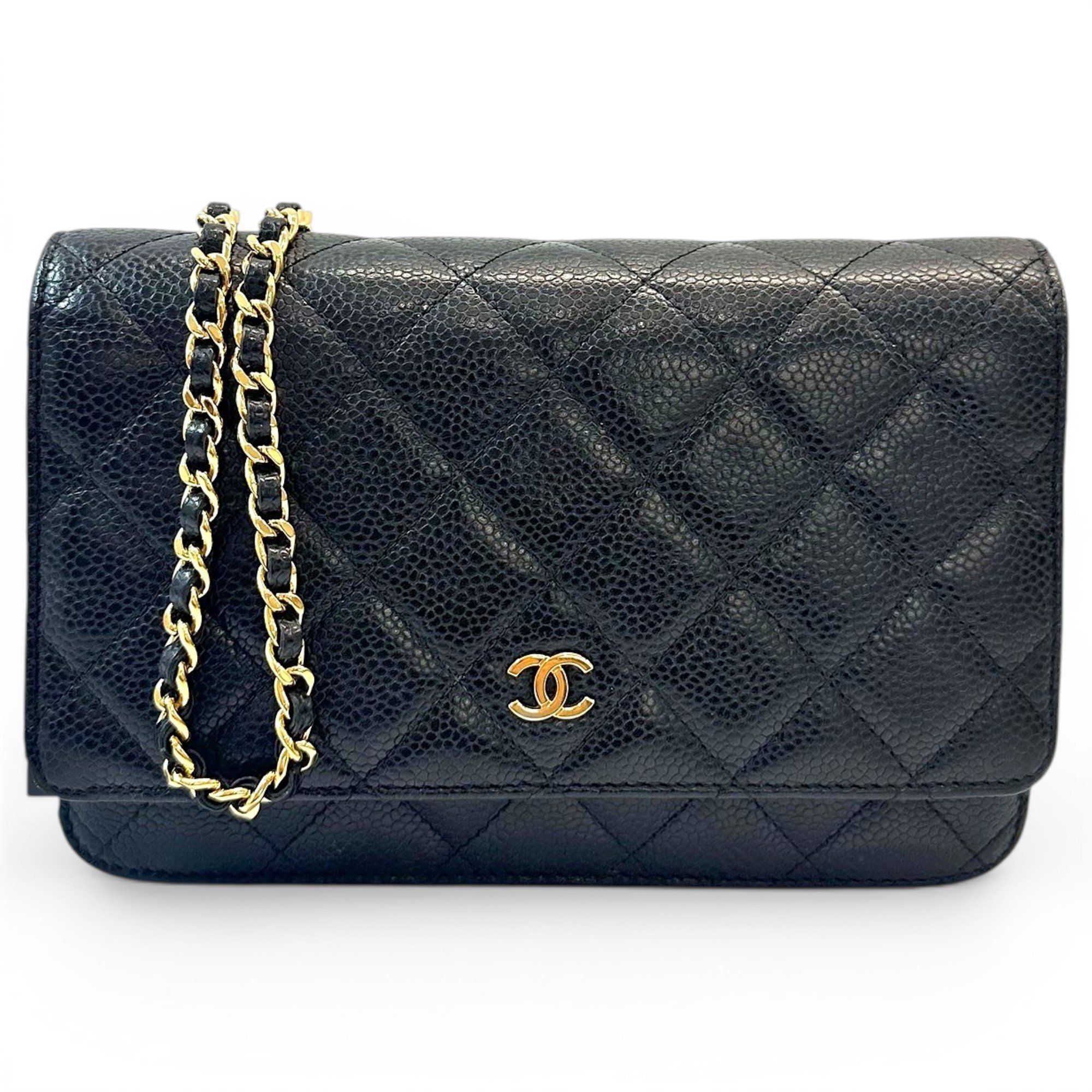 Wallet On Chain Timeless/Classique leather crossbody bag