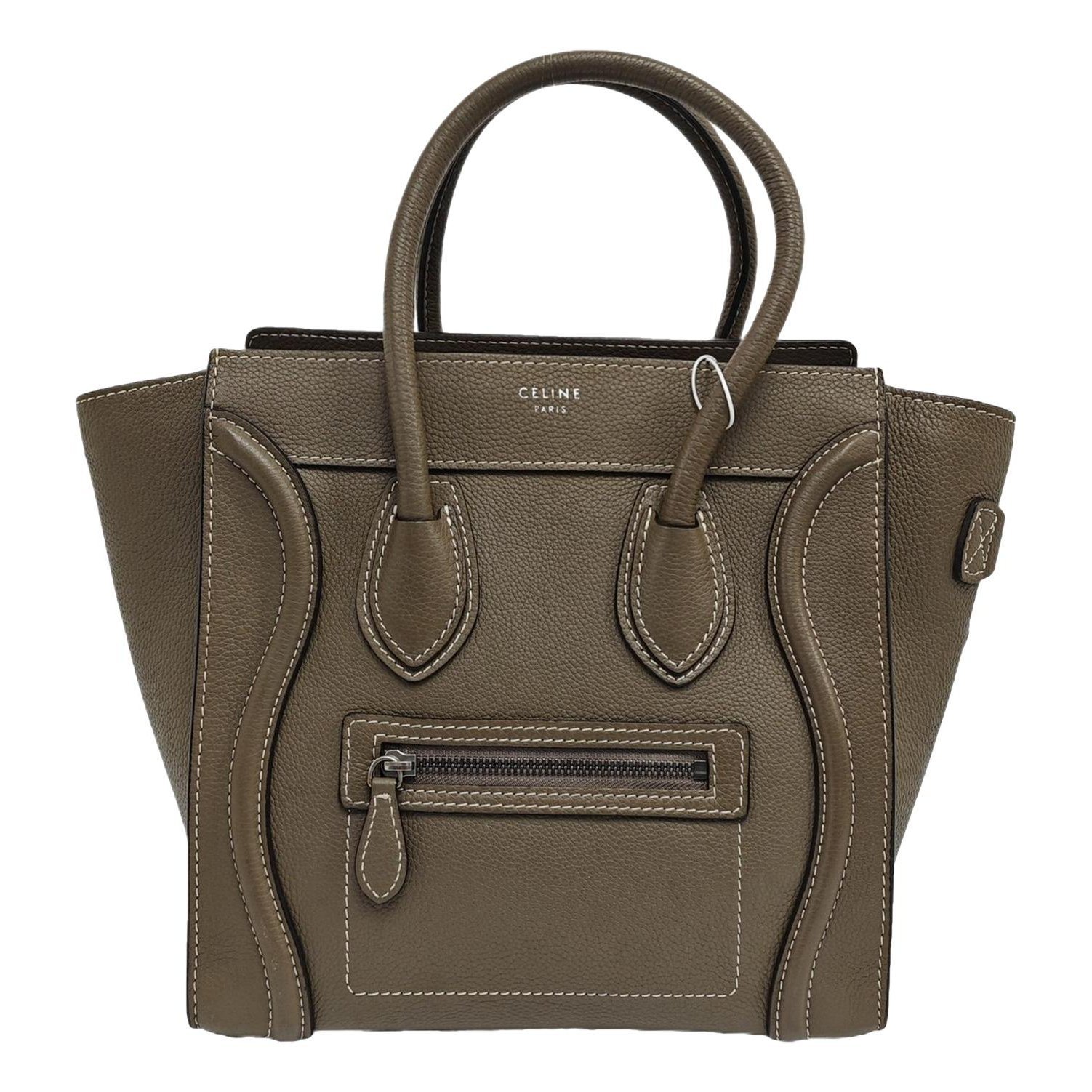 Luggage leather handbag