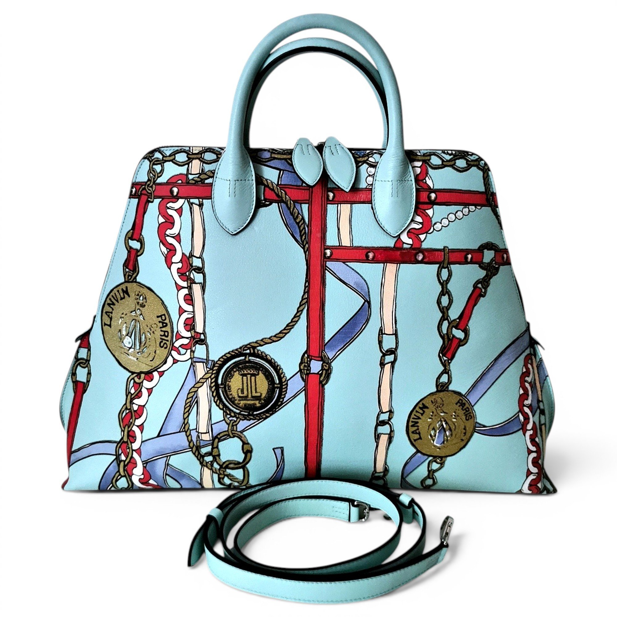 Leather crossbody bag