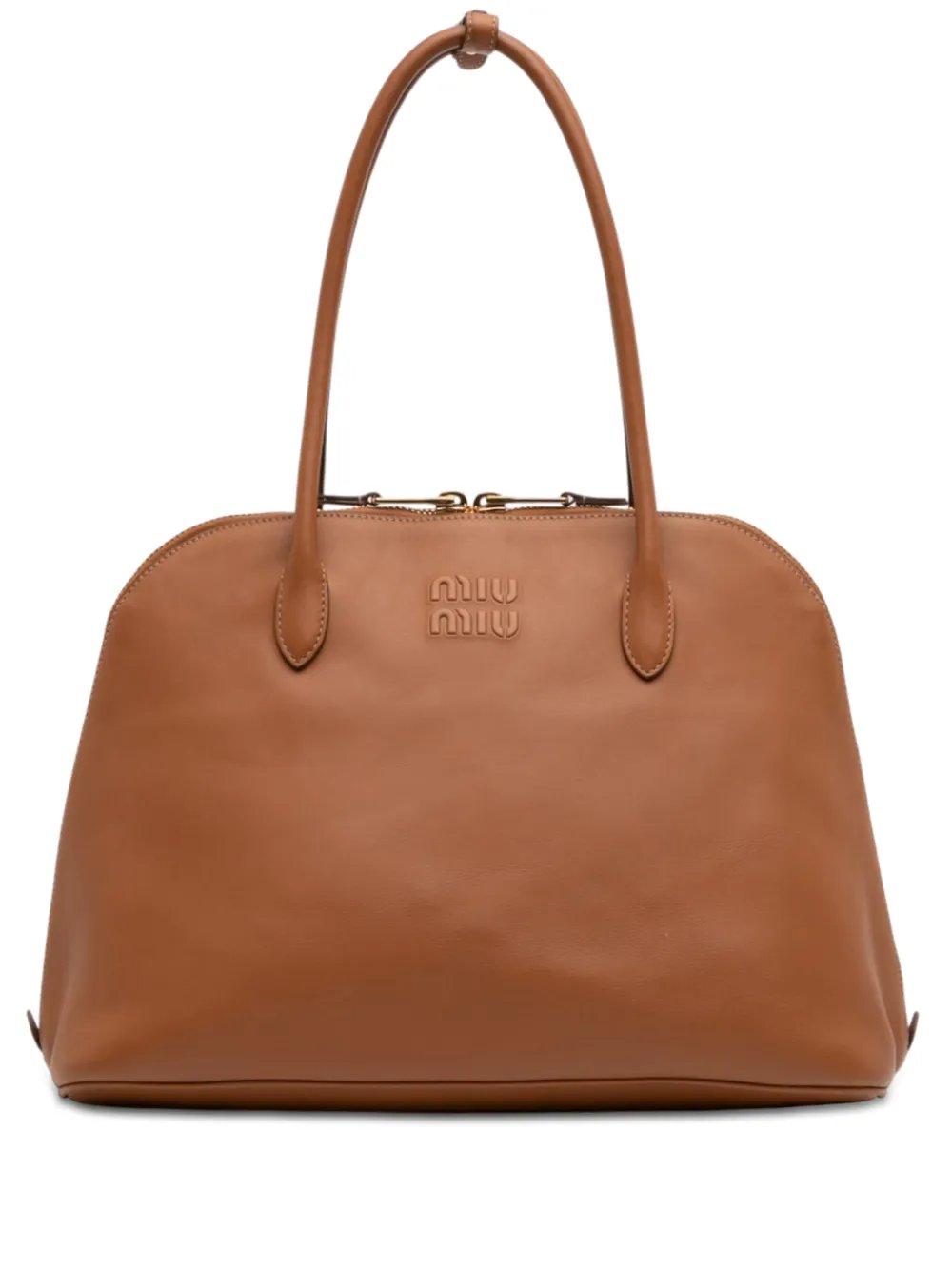 2010-2026 Softy Calfskin Embossed Logo shoulder bag