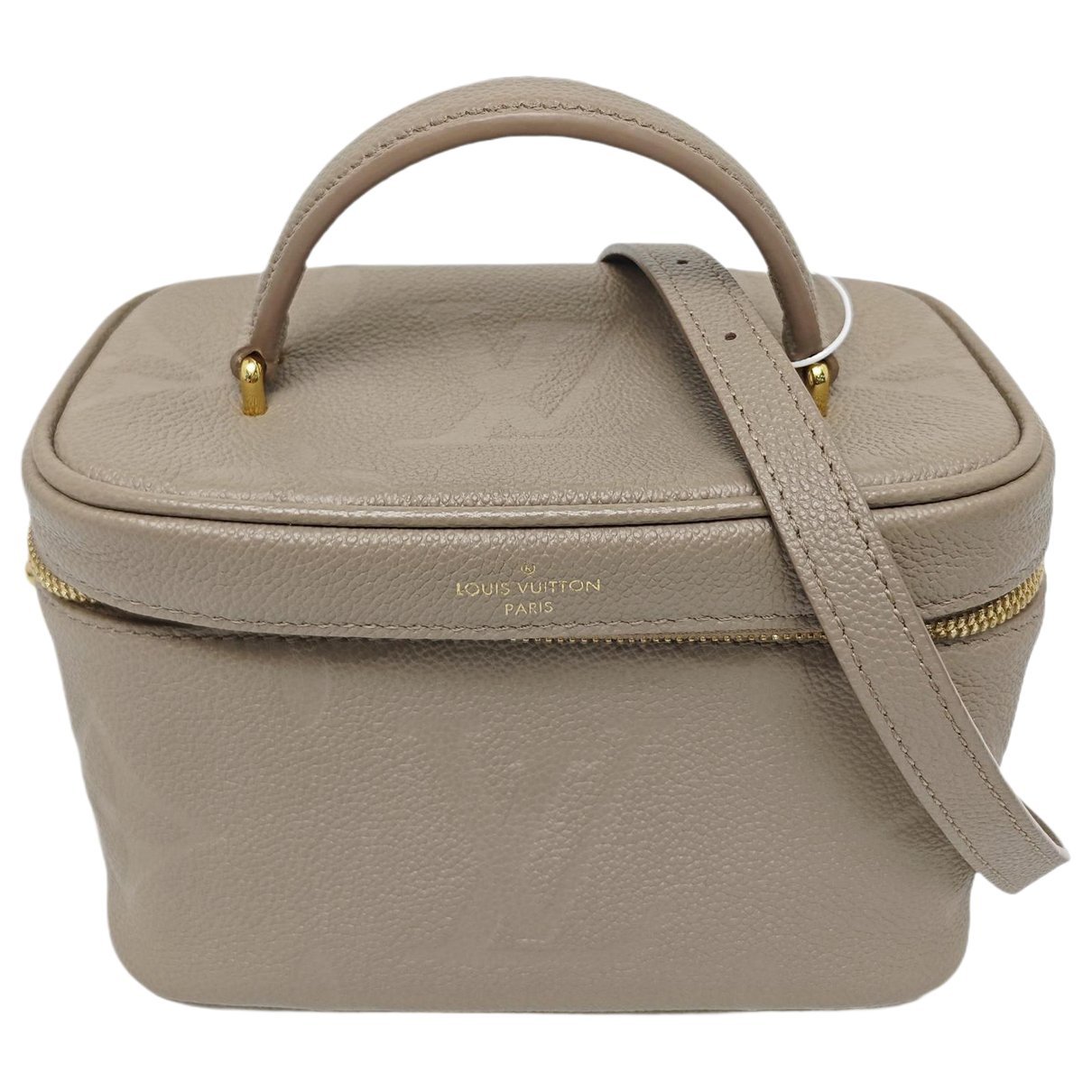 Vanity leather handbag