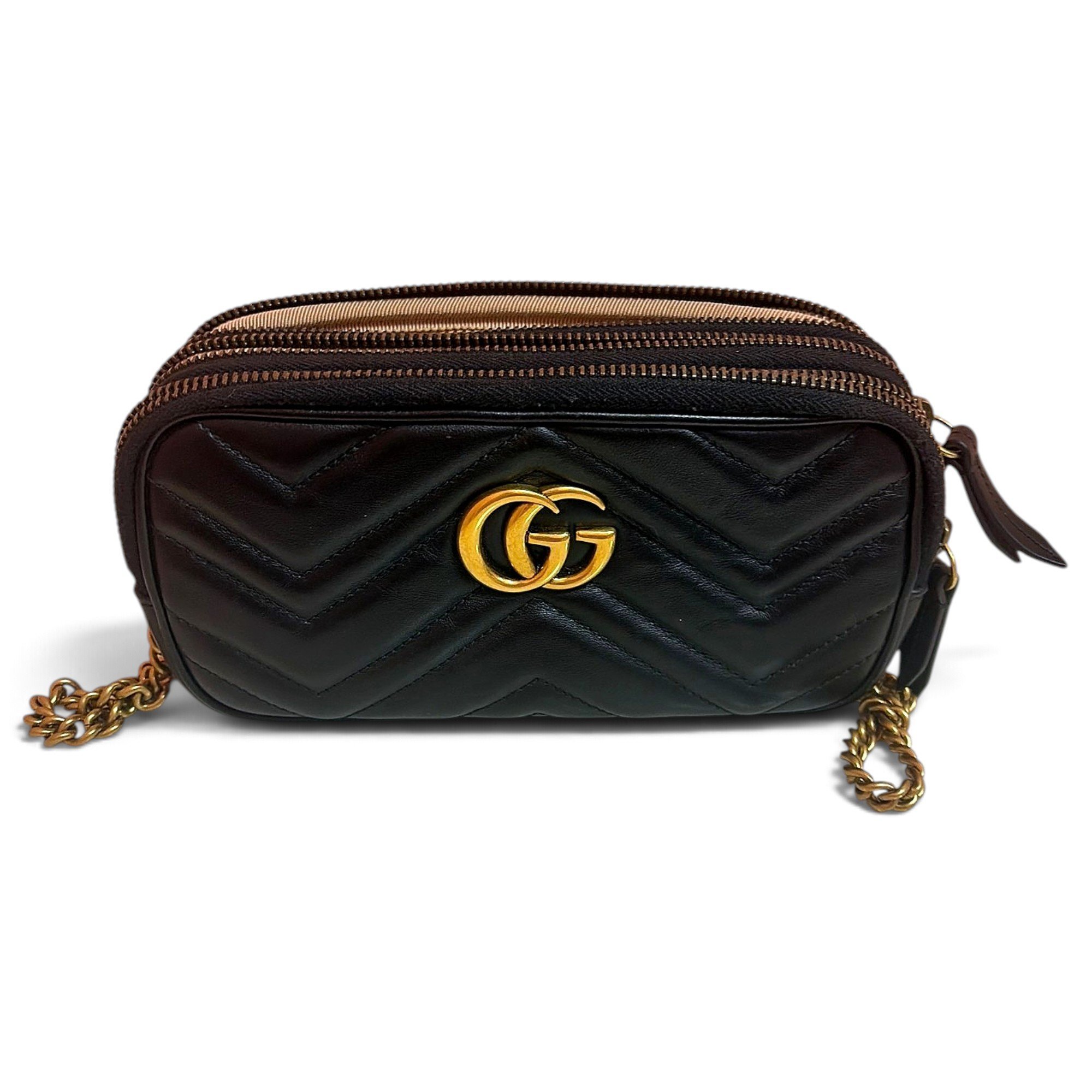 Marmont leather clutch bag