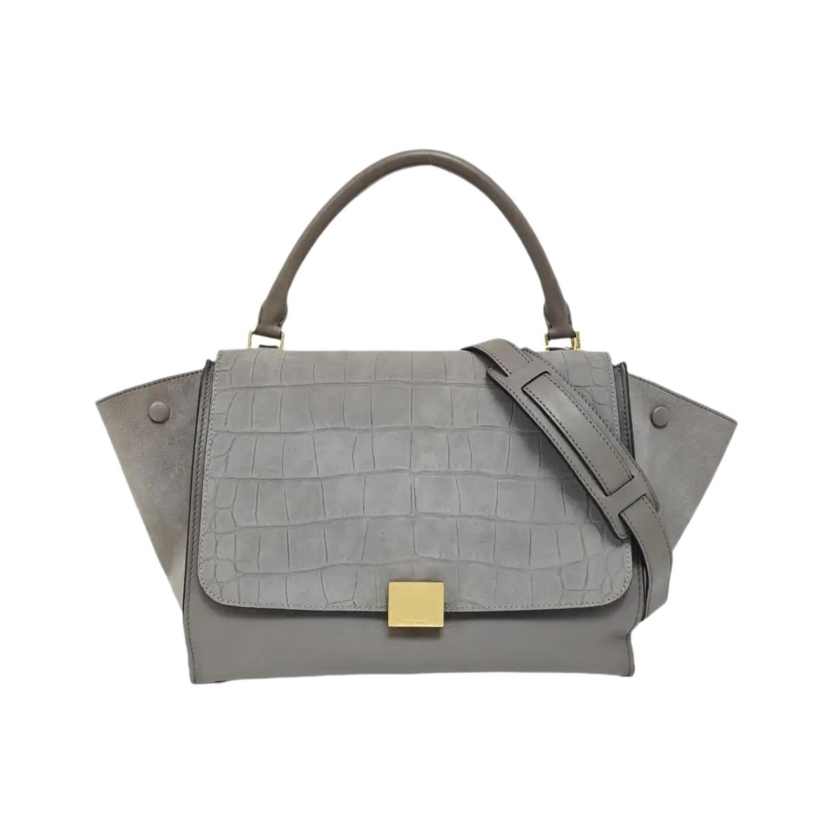 Trapèze vegan leather handbag