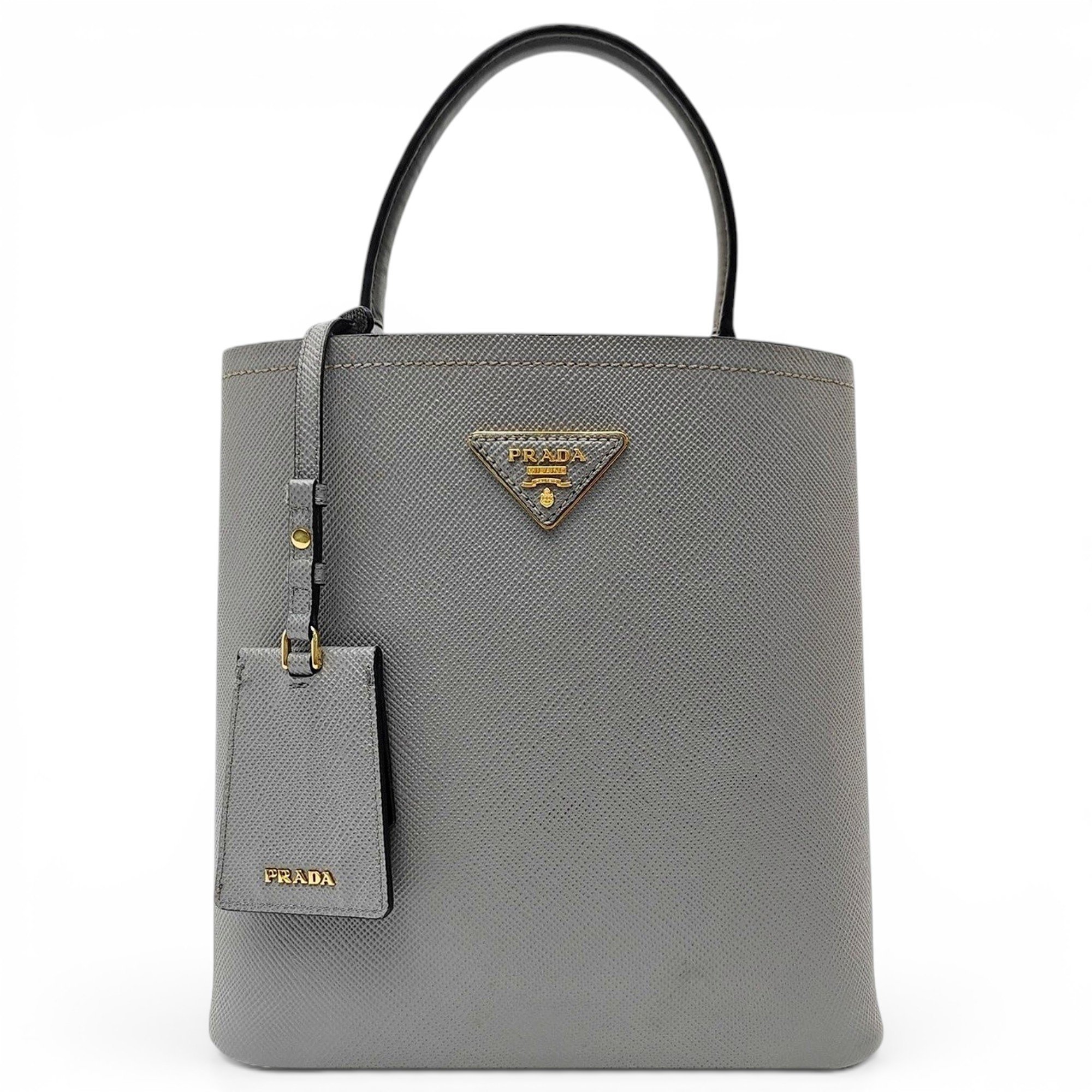 Panier leather handbag