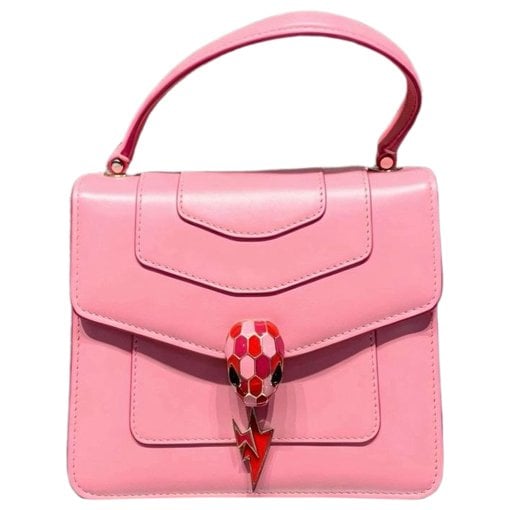 Serpenti leather handbag