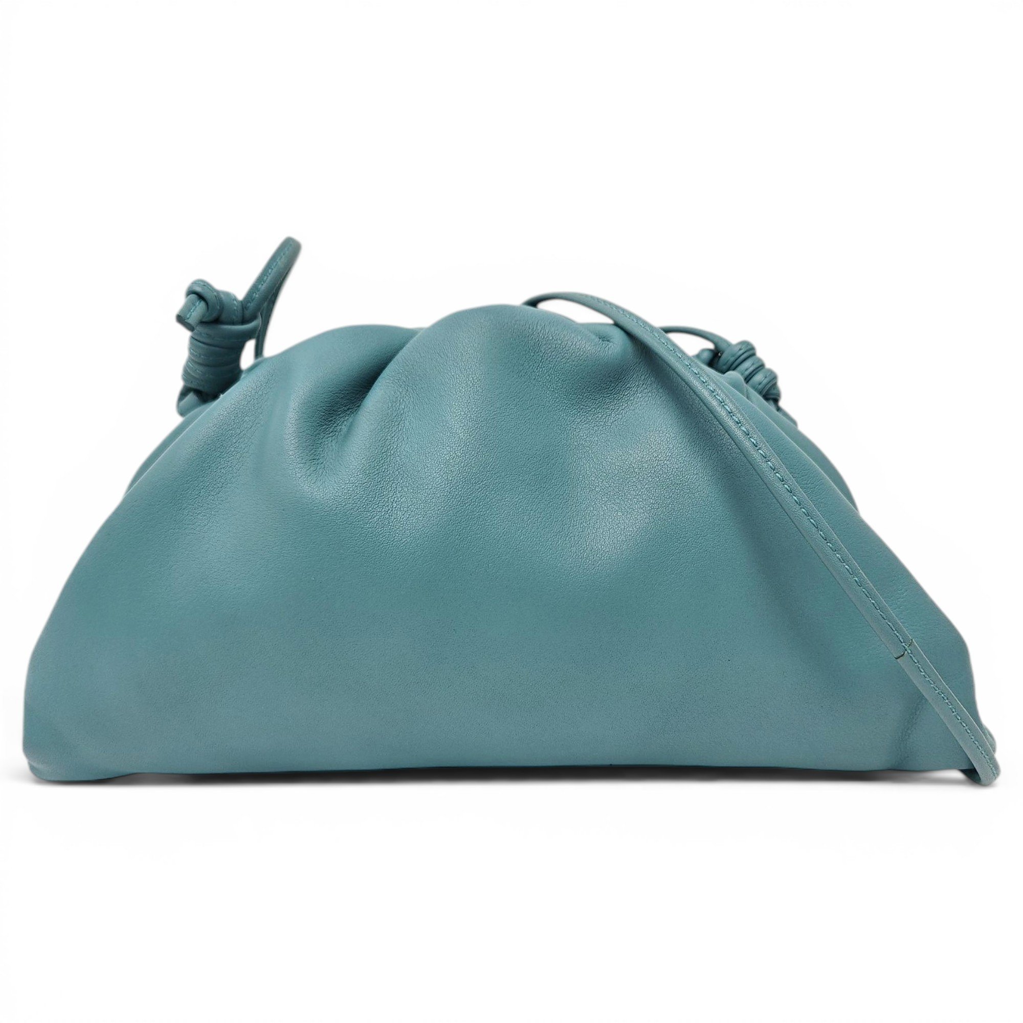 Pouch leather crossbody bag