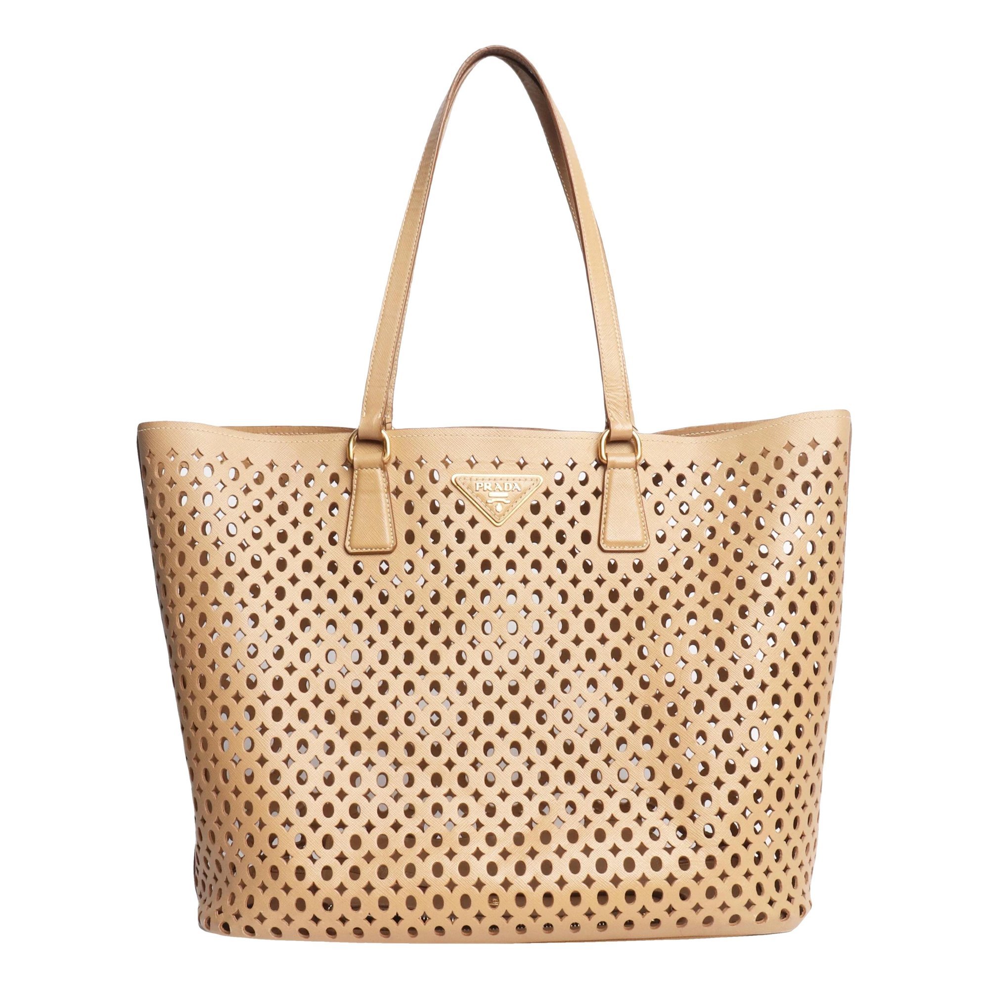 Leather tote